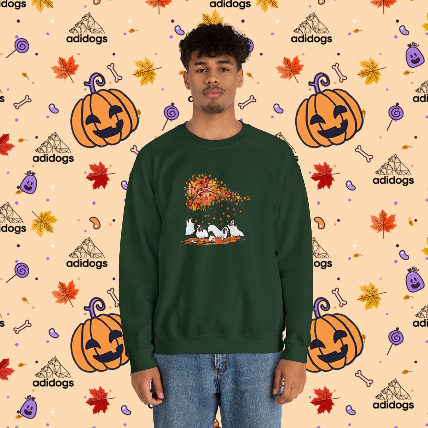 Fall Vibes Dachshund Halloween Sweatshirts