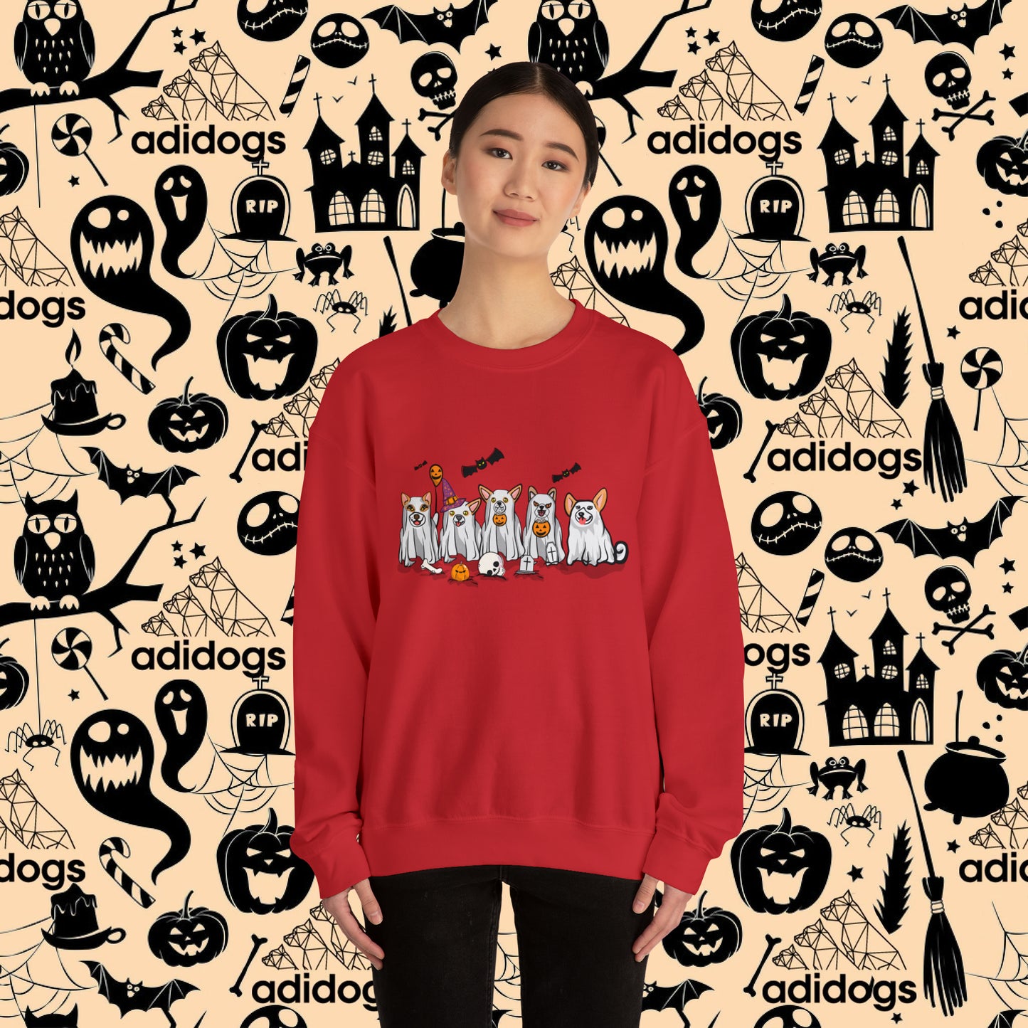 Corgi Boo Ghost Halloween Sweatshirts