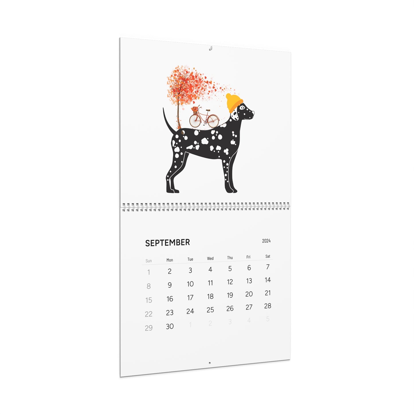 Dalmatian Wall Calendar 2024