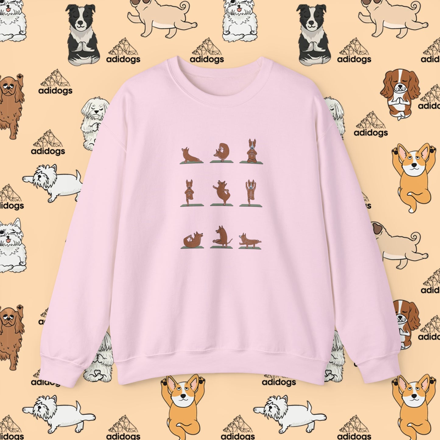 Red Heeler Yoga Sweatshirts