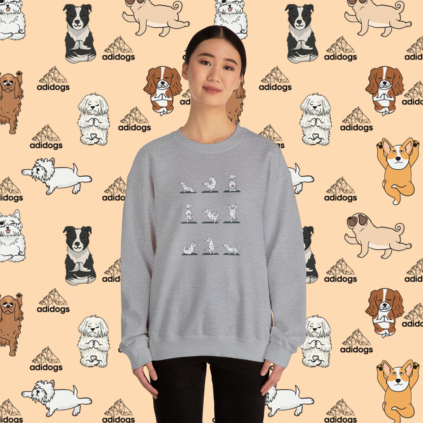 Dalmatian Yoga Sweatshirts