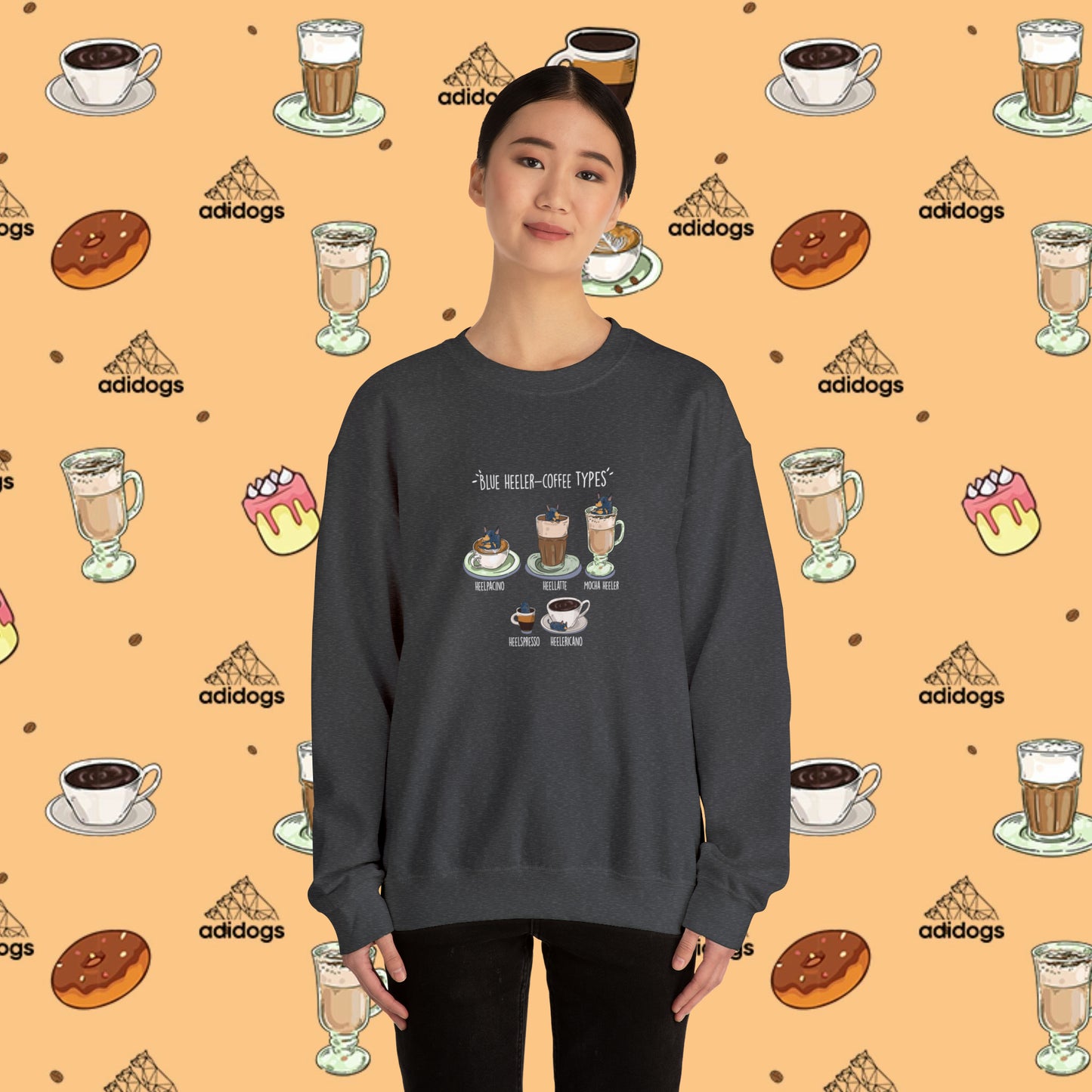 Blue Heeler Lovers Coffee Sweatshirts