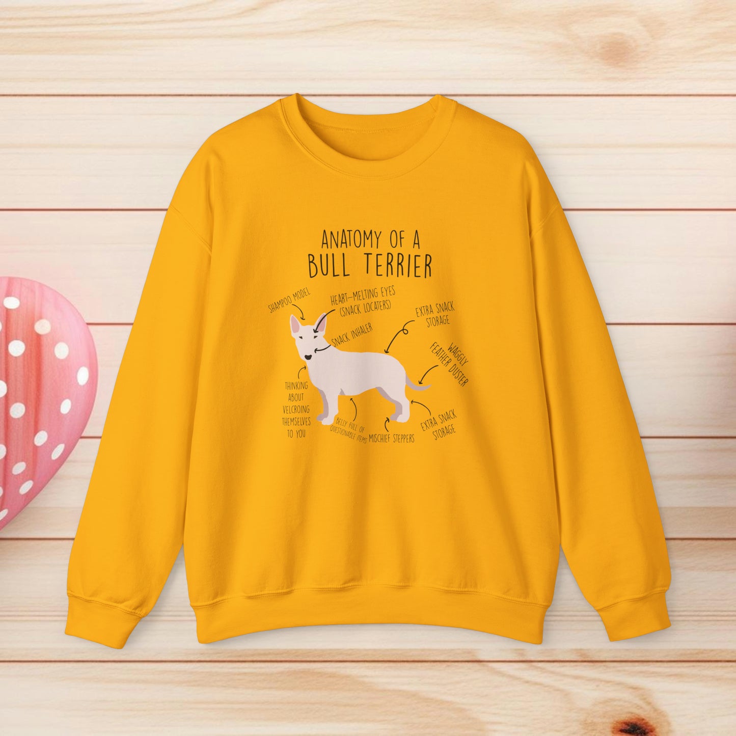 Anatomy Of A Bull Terrier Shirts & Gifts