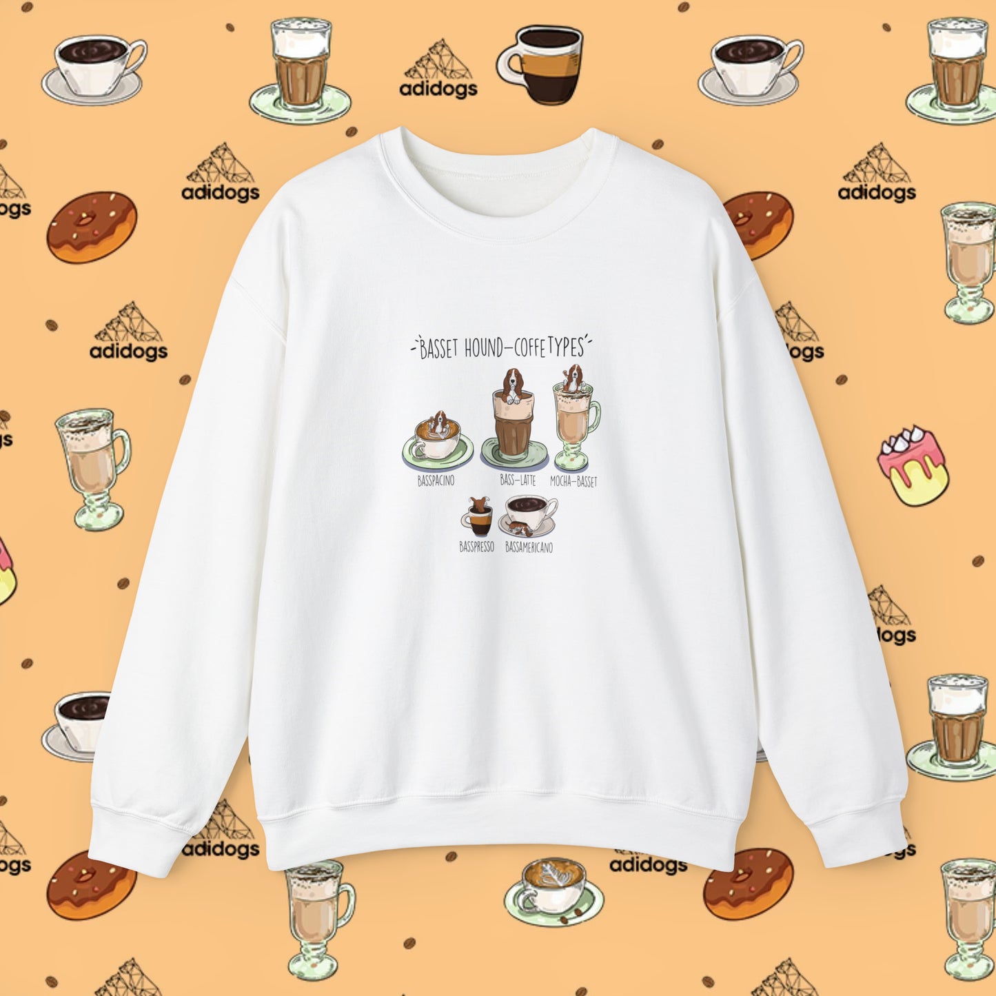 Basset Hound Lovers Coffee Sweatshirts