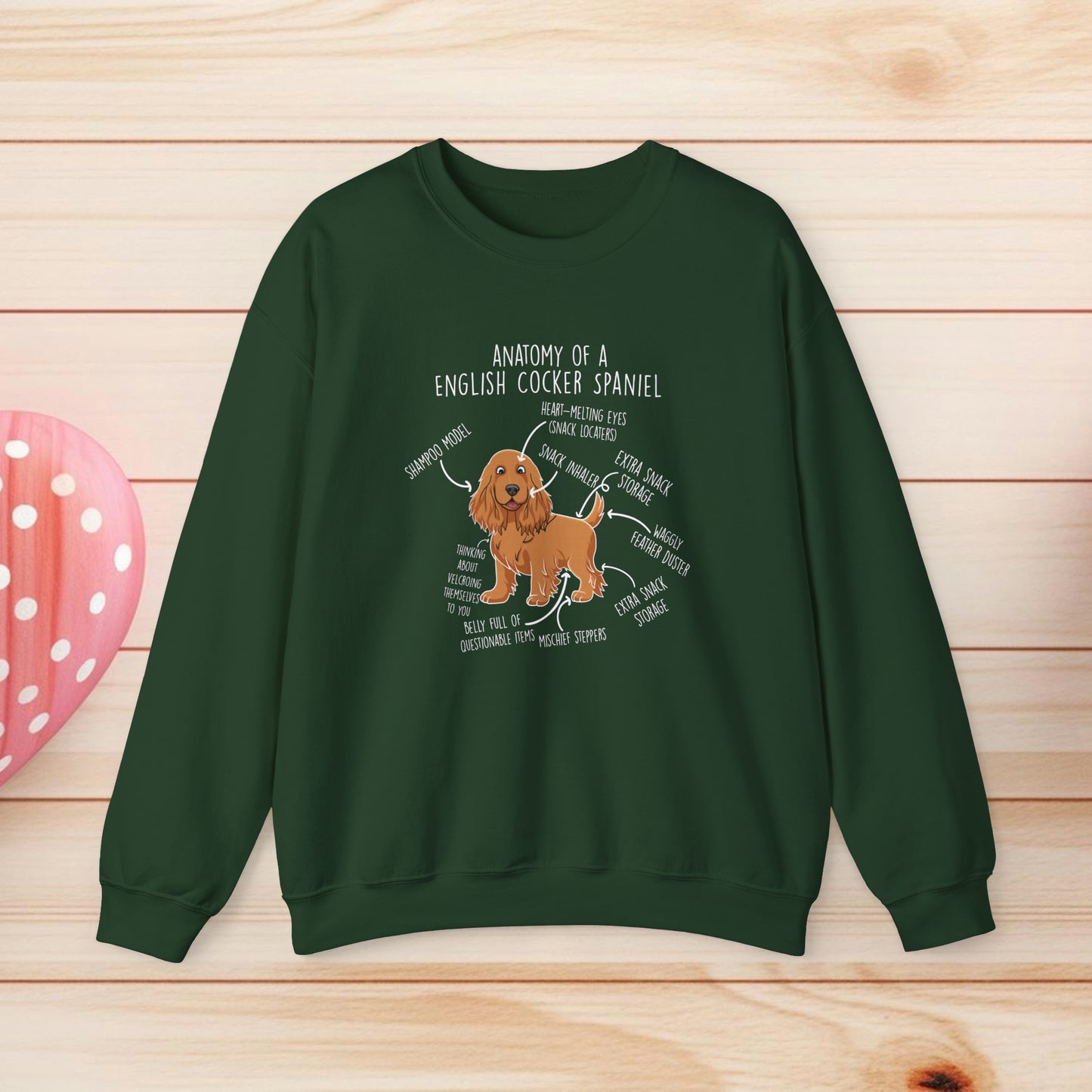 Anatomy Of A Cocker Spaniel Shirts & Gifts