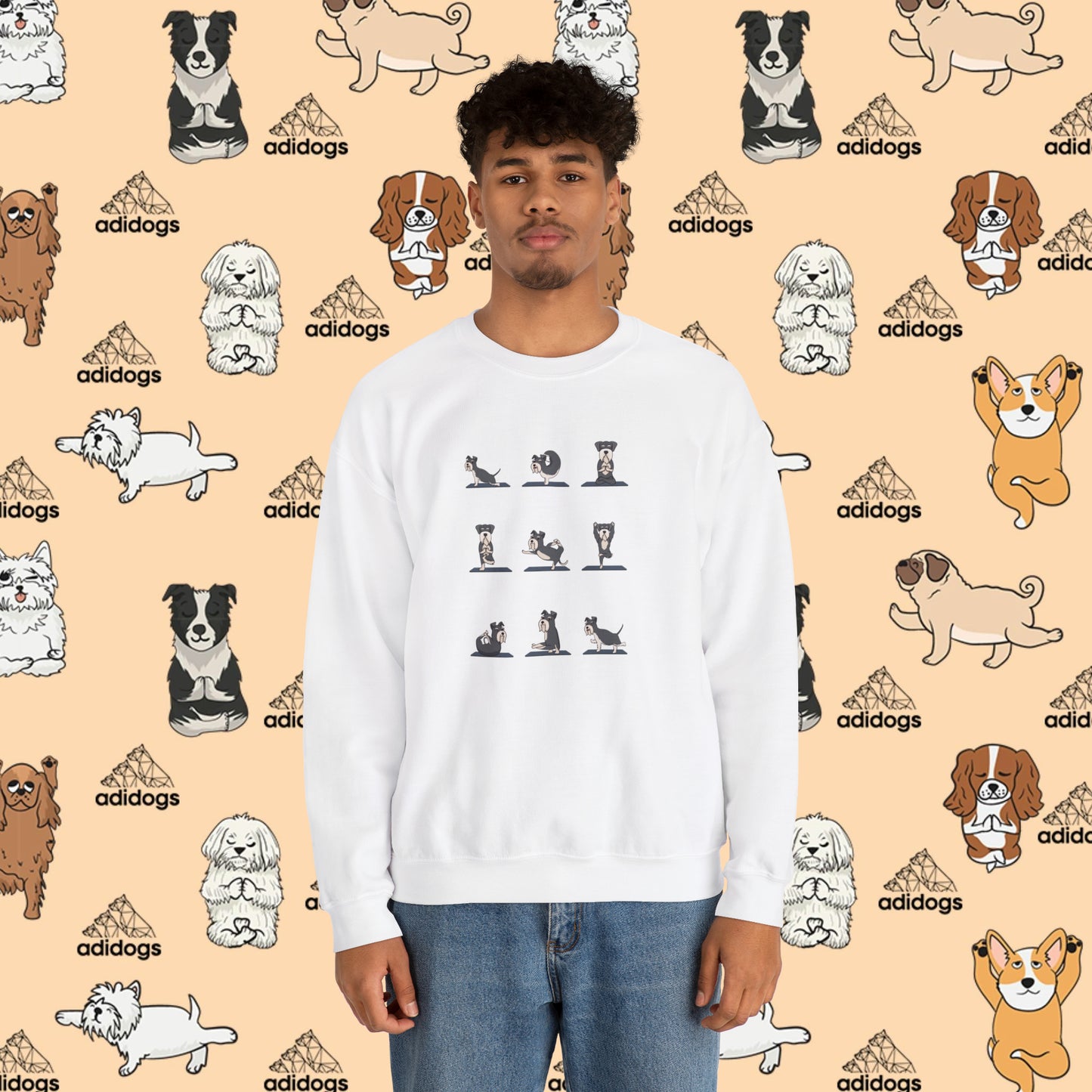 Schnauzer Yoga Sweatshirts