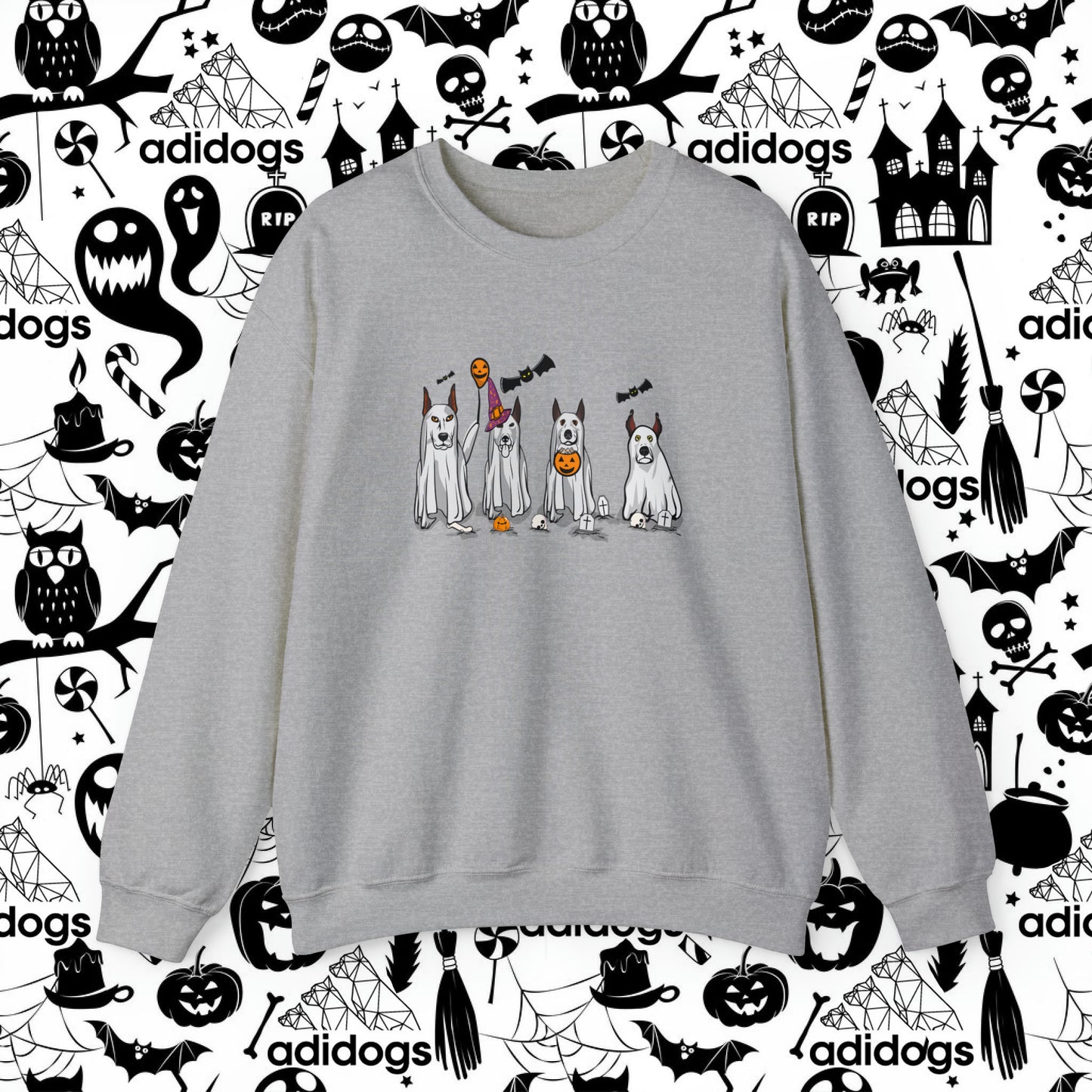 Doberman Boo Ghost Halloween Sweatshirts