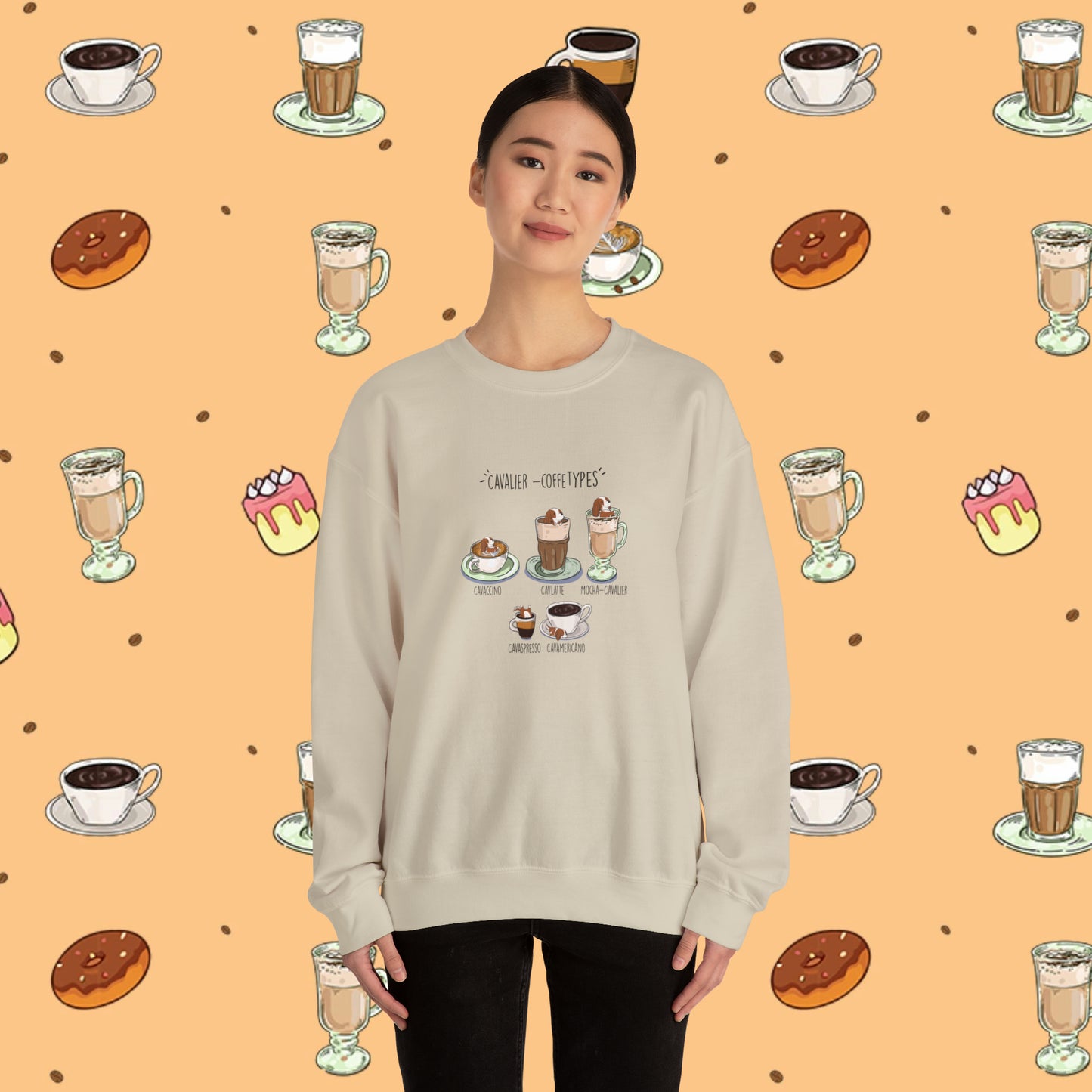 Cavalier Lovers Coffee Sweatshirts