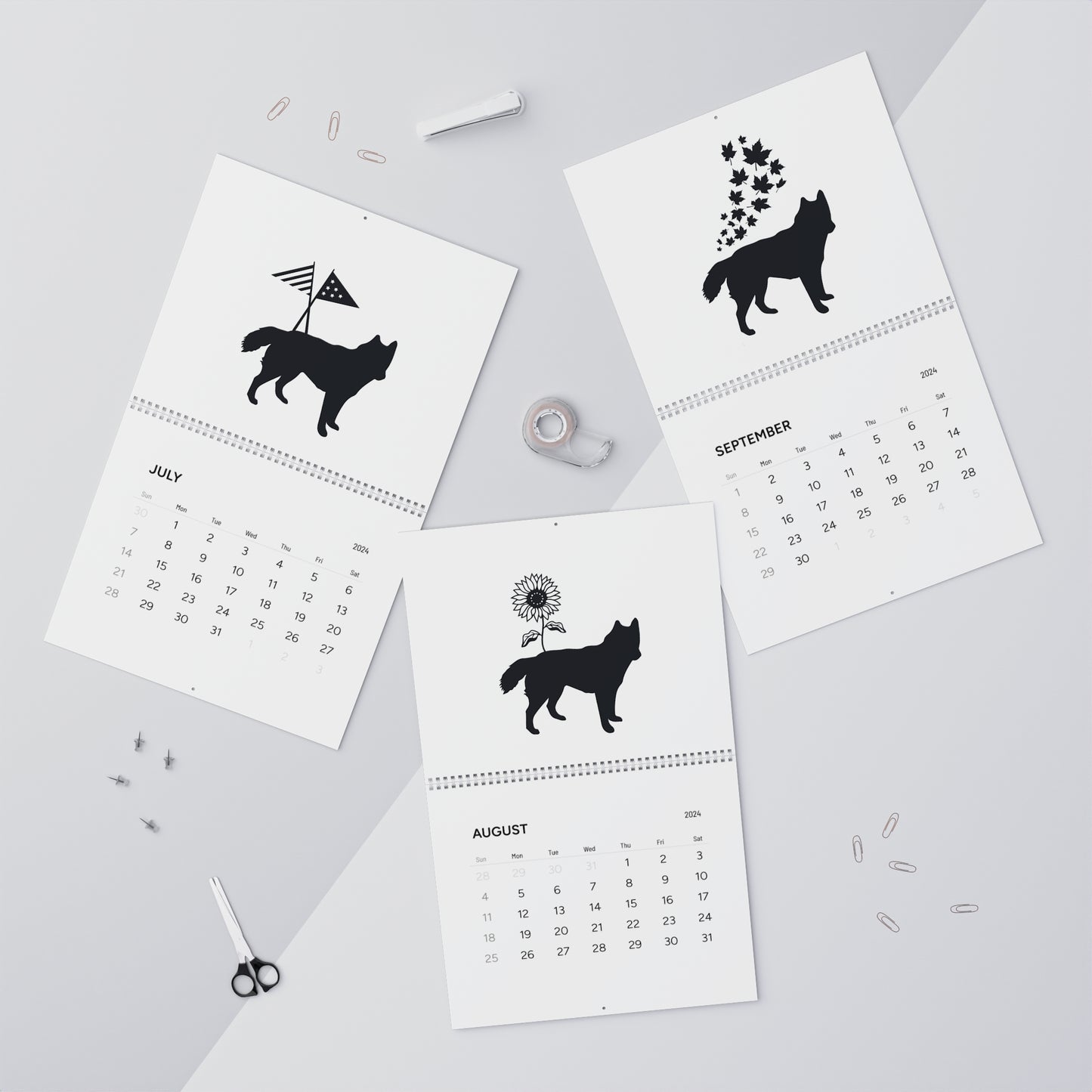 German Shepherd Calendar 2024