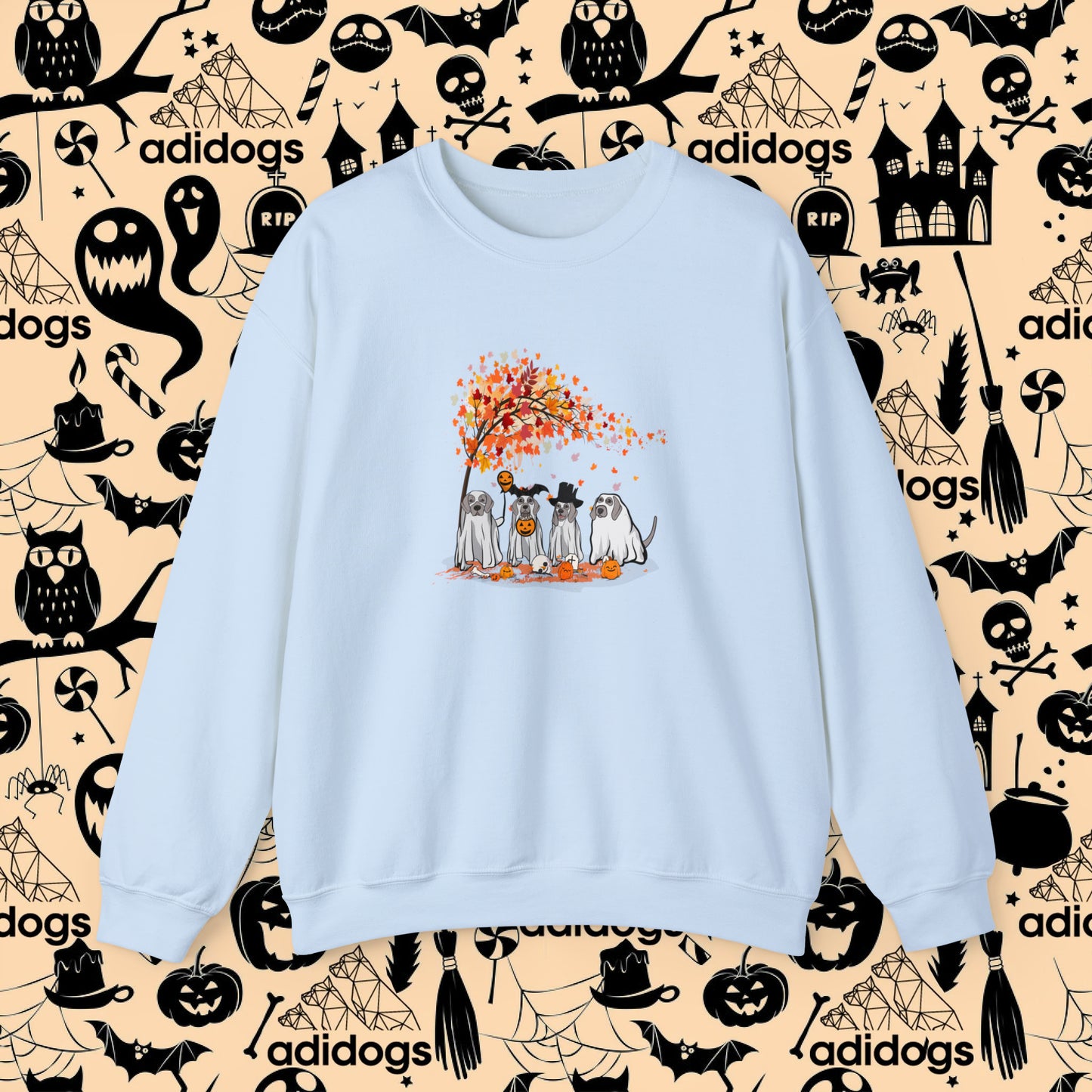 Weimaraner Fall Vibes Halloween Sweatshirts