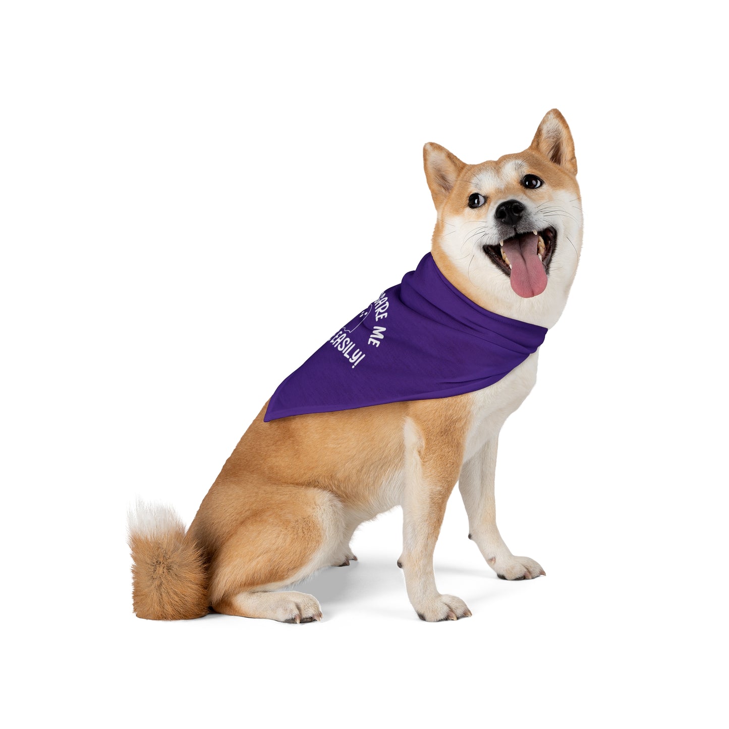 Funny Dog Bandana Purple