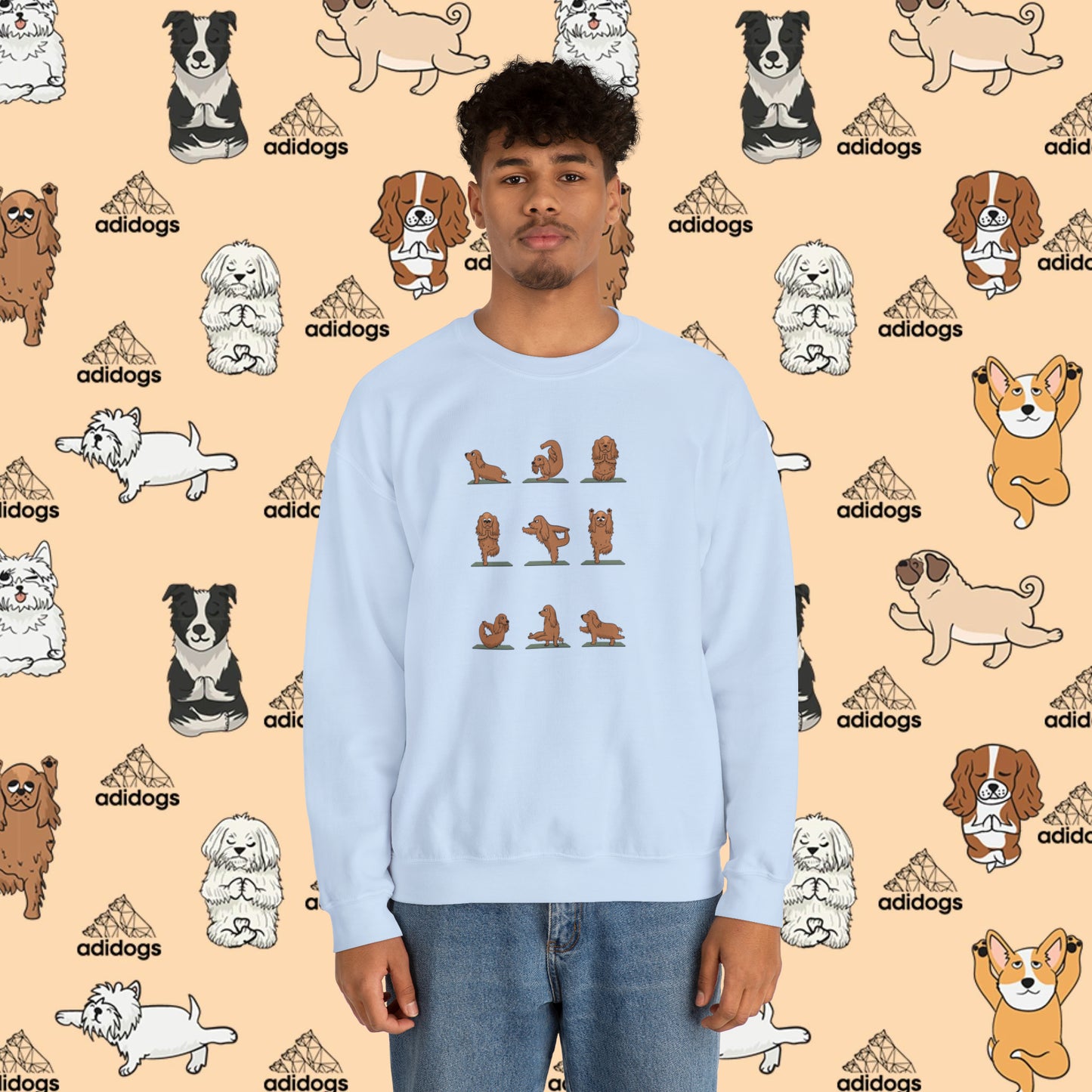 Cocker Spaniel Yoga Sweatshirts