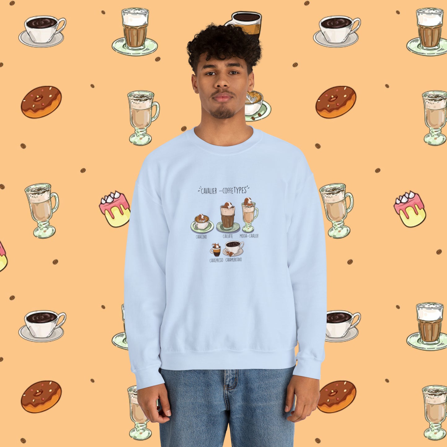 Cavalier Lovers Coffee Sweatshirts