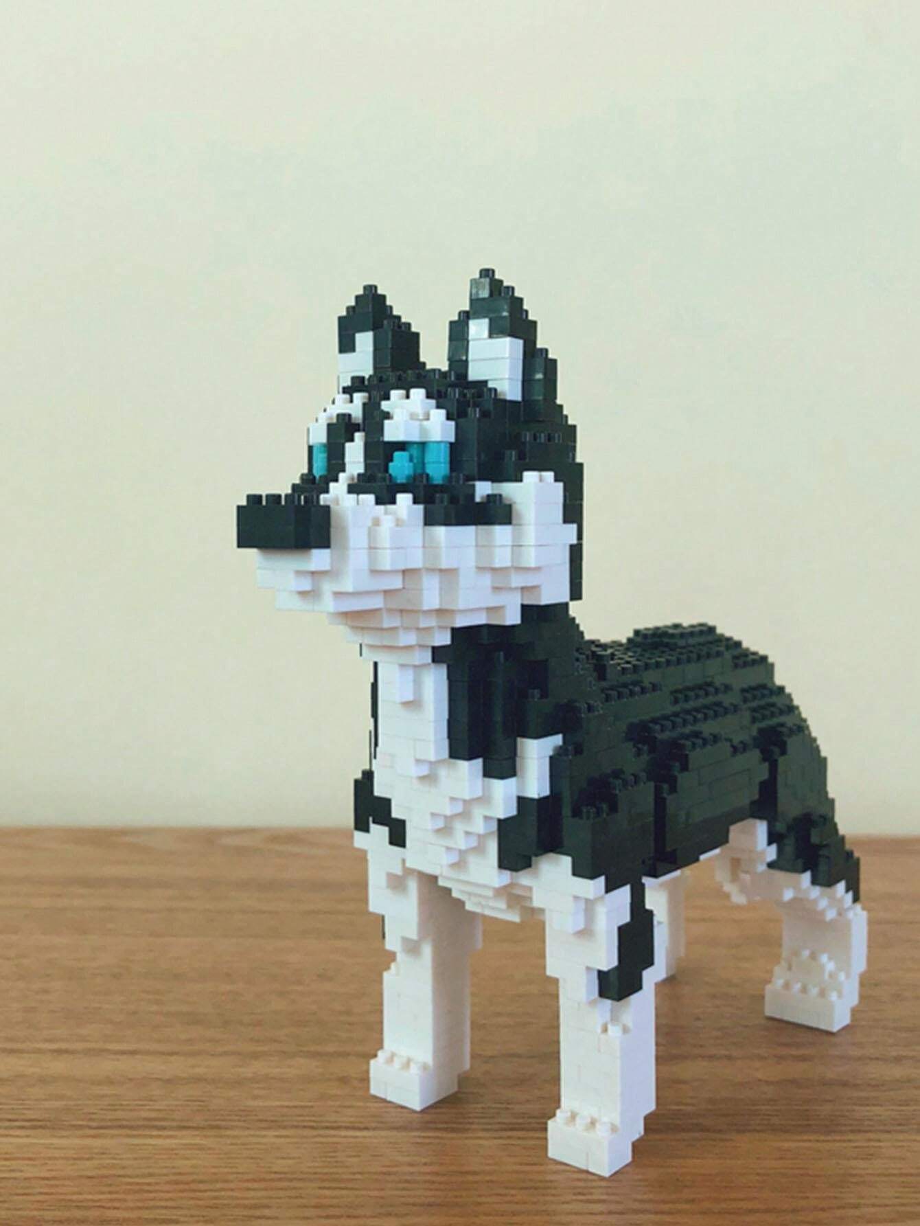 DIY Husky Building Blocks Toy