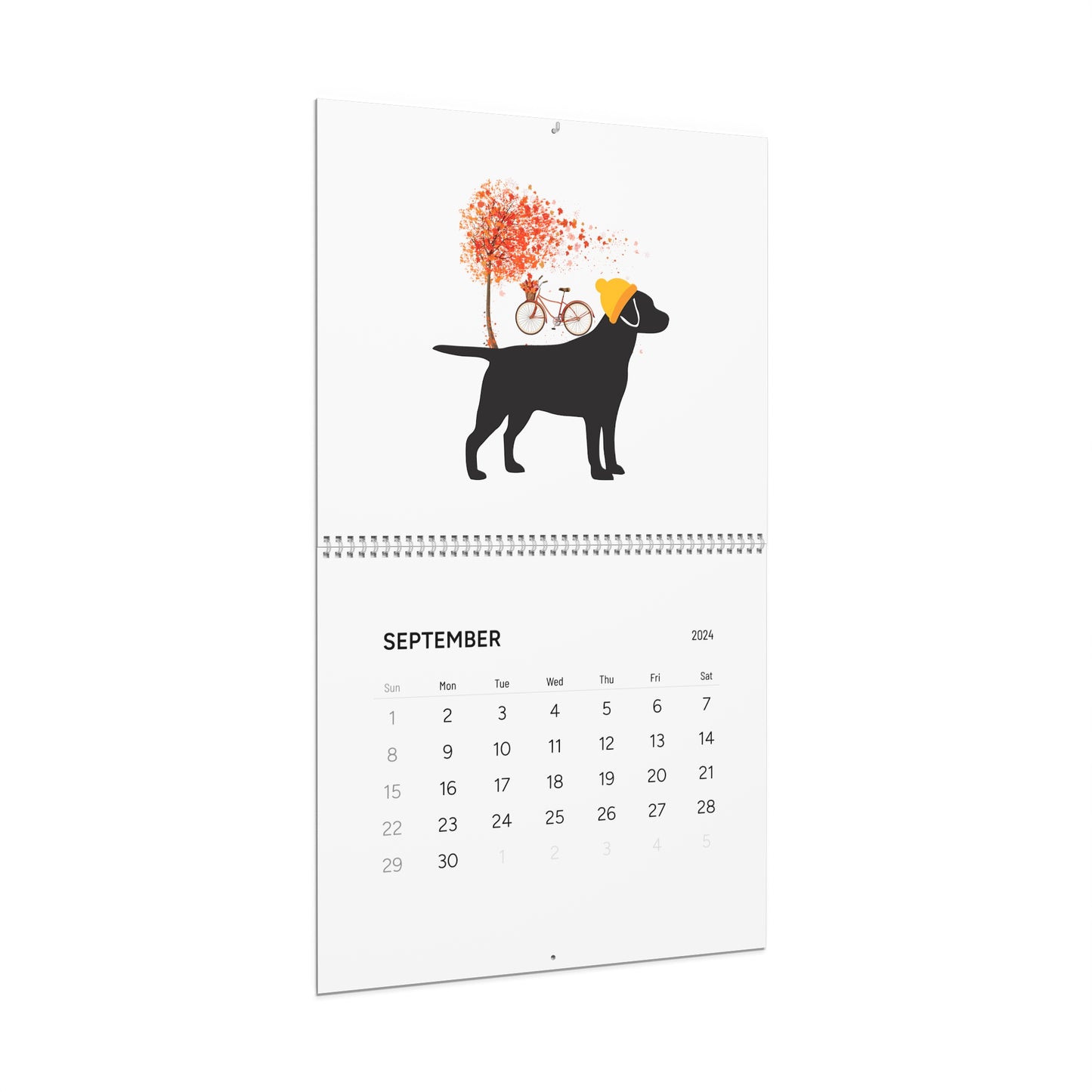 Labrador Wall Calendar 2024