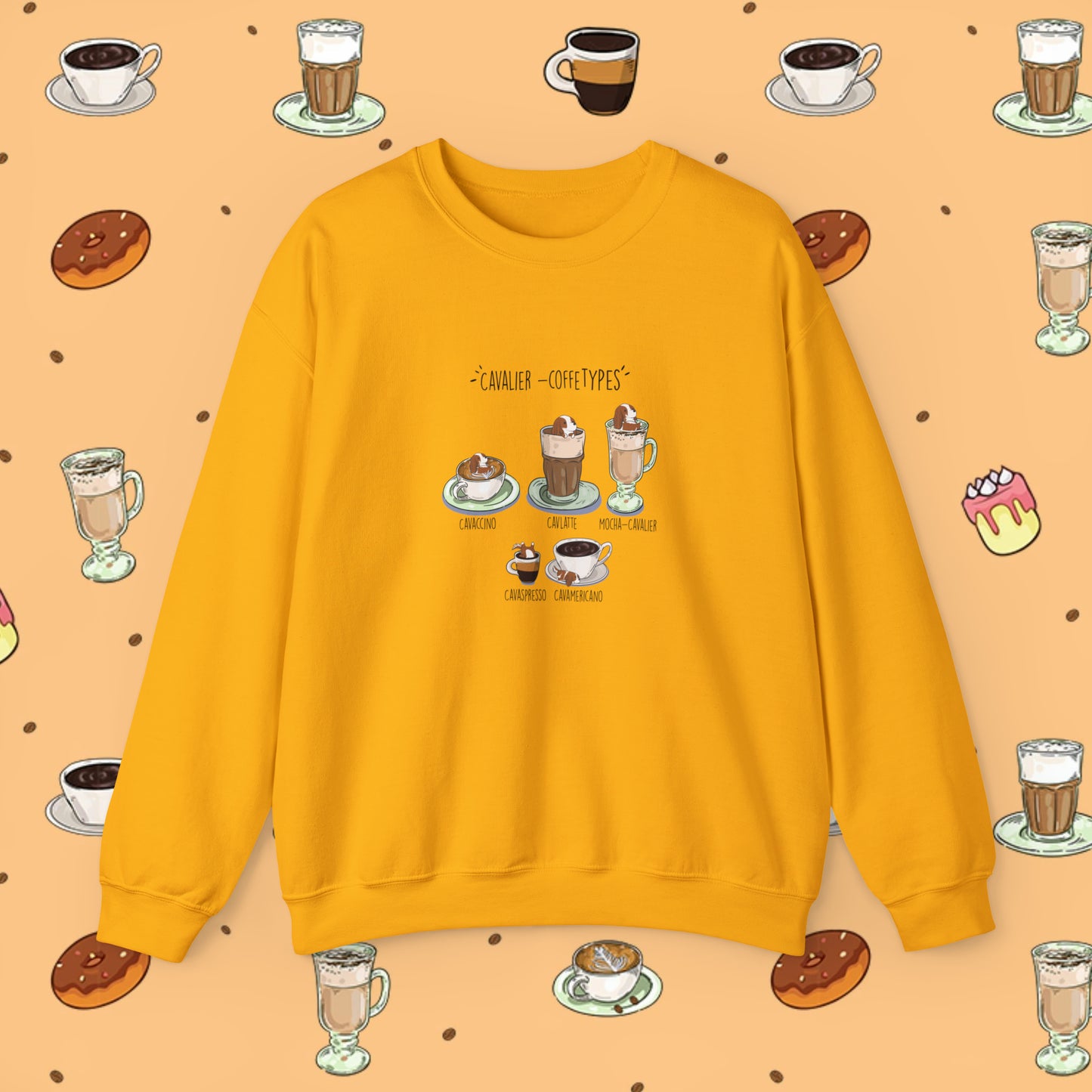 Cavalier Lovers Coffee Sweatshirts