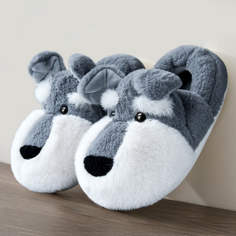 Schnauzer Warm Indoor Slippers