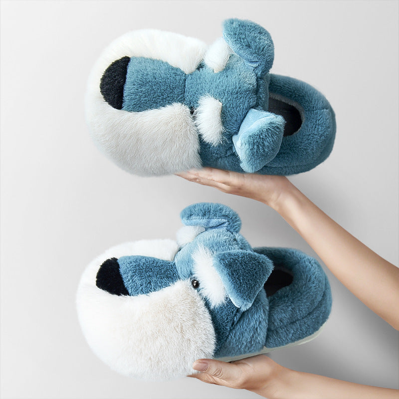 Schnauzer Warm Indoor Slippers