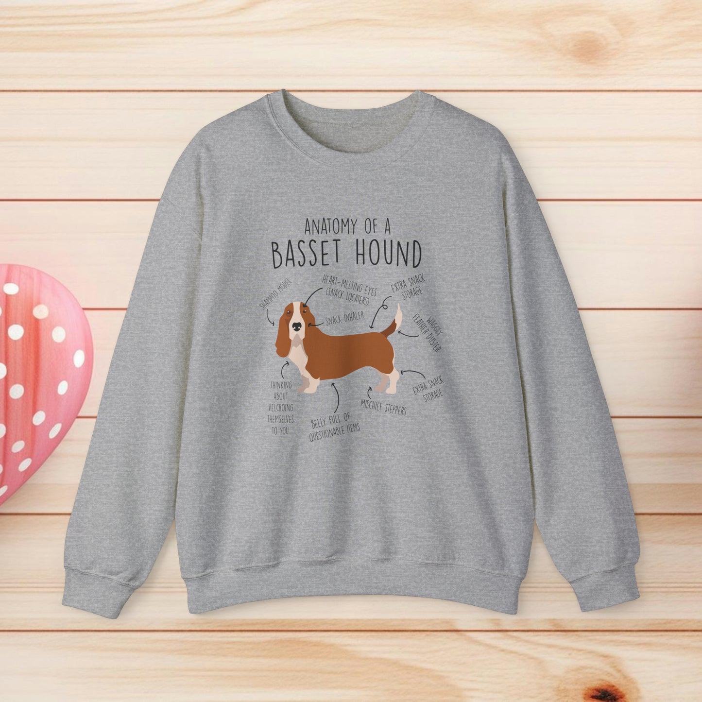 Anatomy Of A Basset Hound Shirts & Gifts