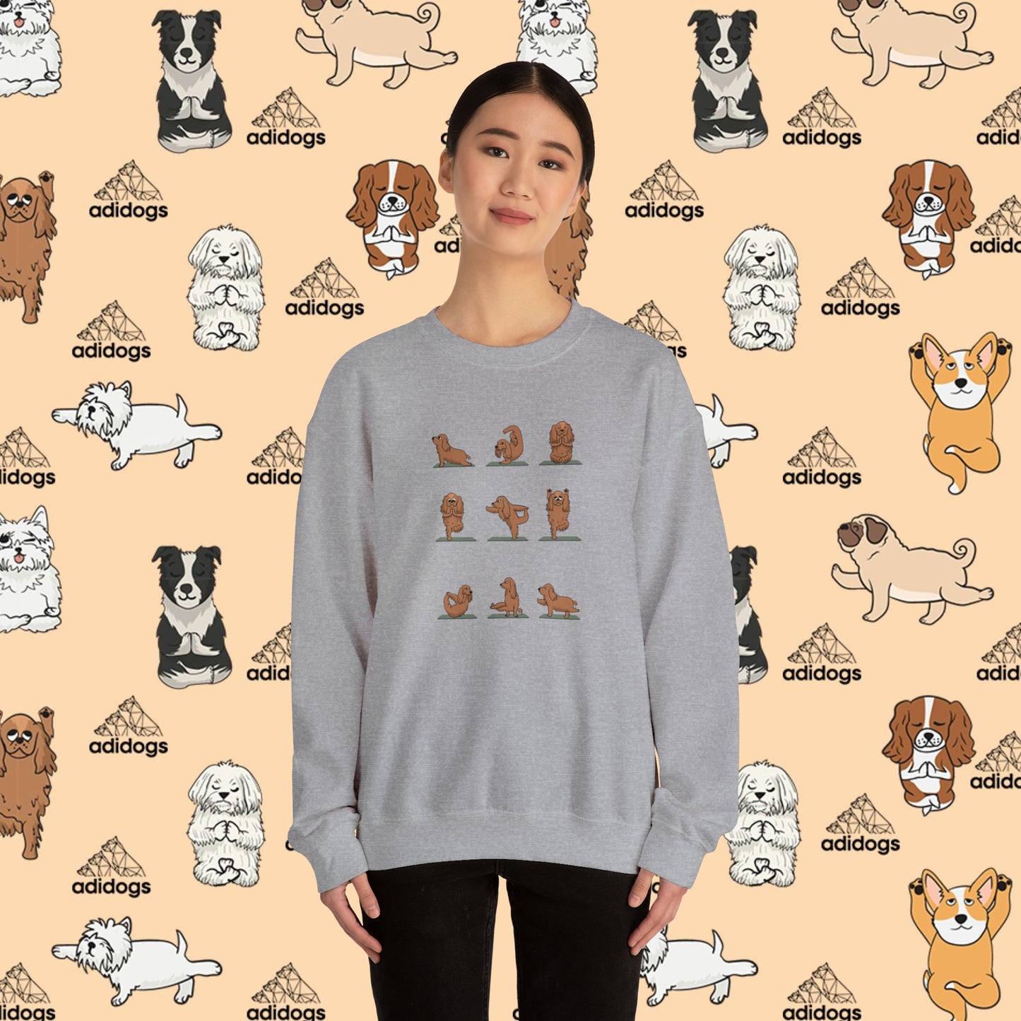 Cocker Spaniel Yoga Sweatshirts