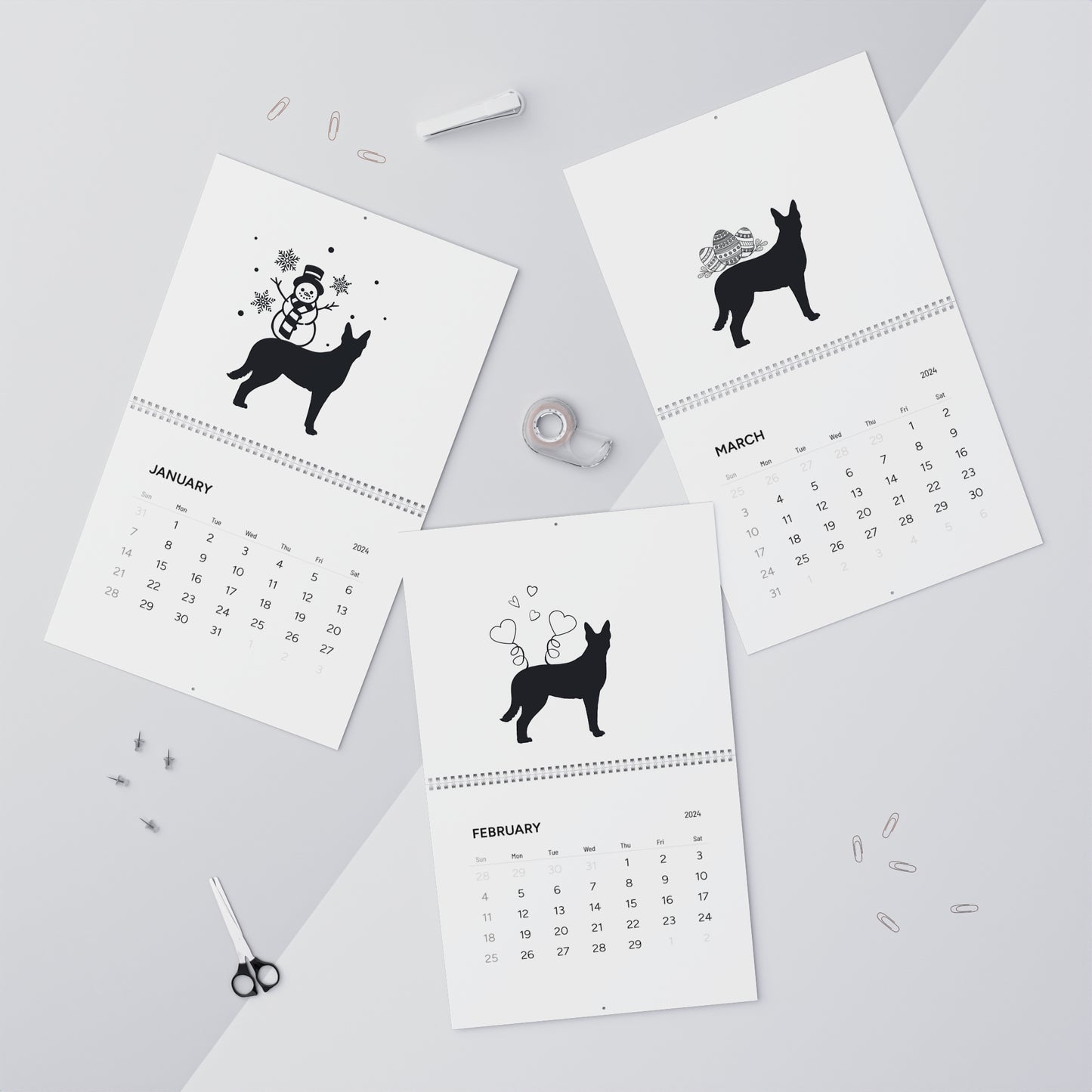 Malinois Calendar 2024