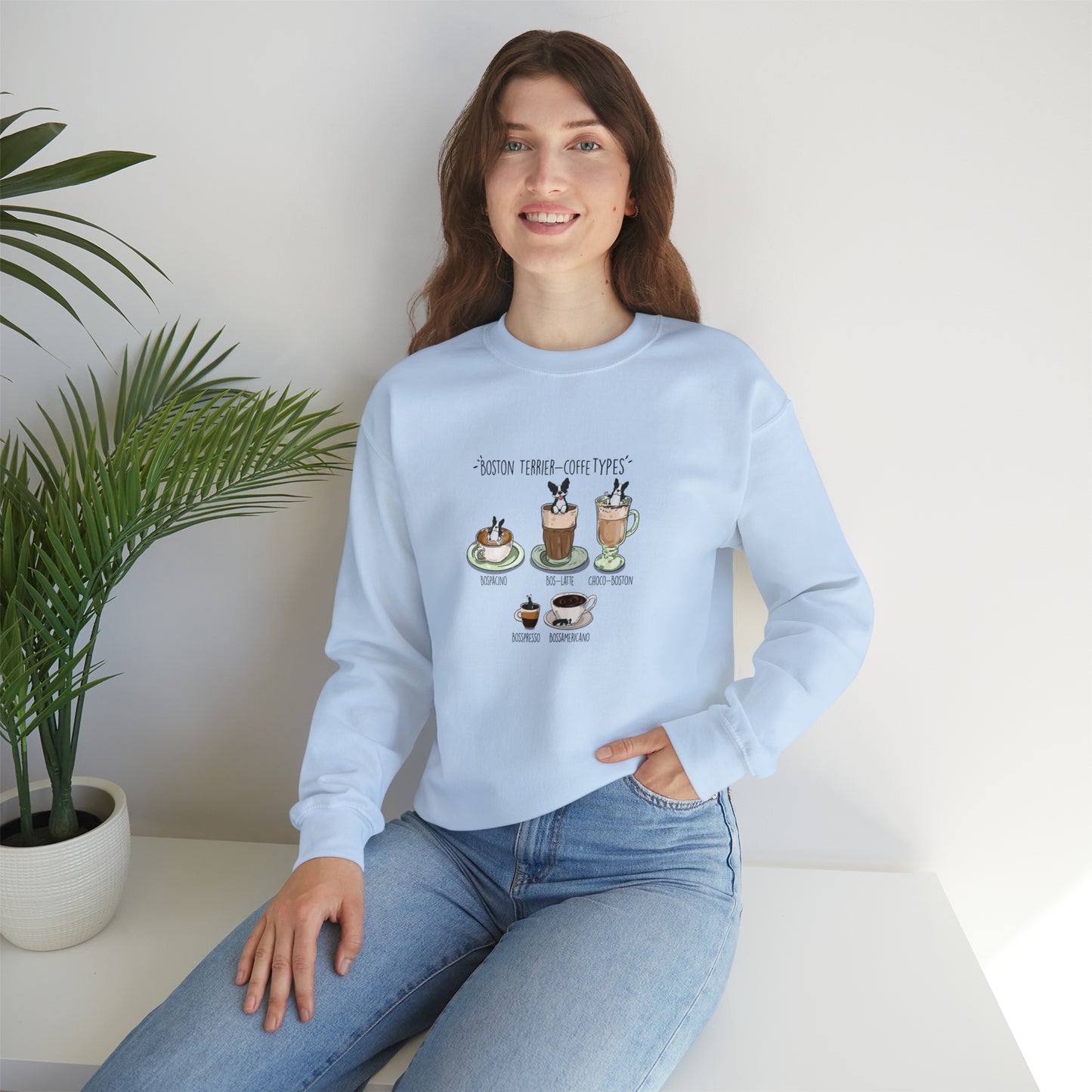 Boston Terrier Lovers Coffee Sweatshirts