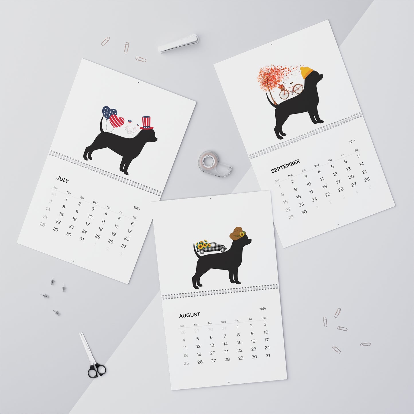 Chihuahua Wall Calendar 2024