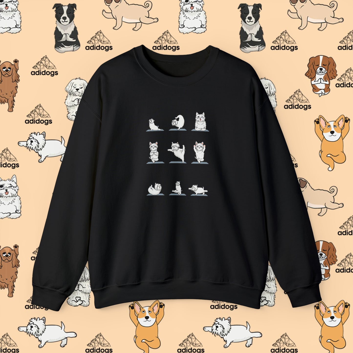 Westie Yoga Sweatshirts