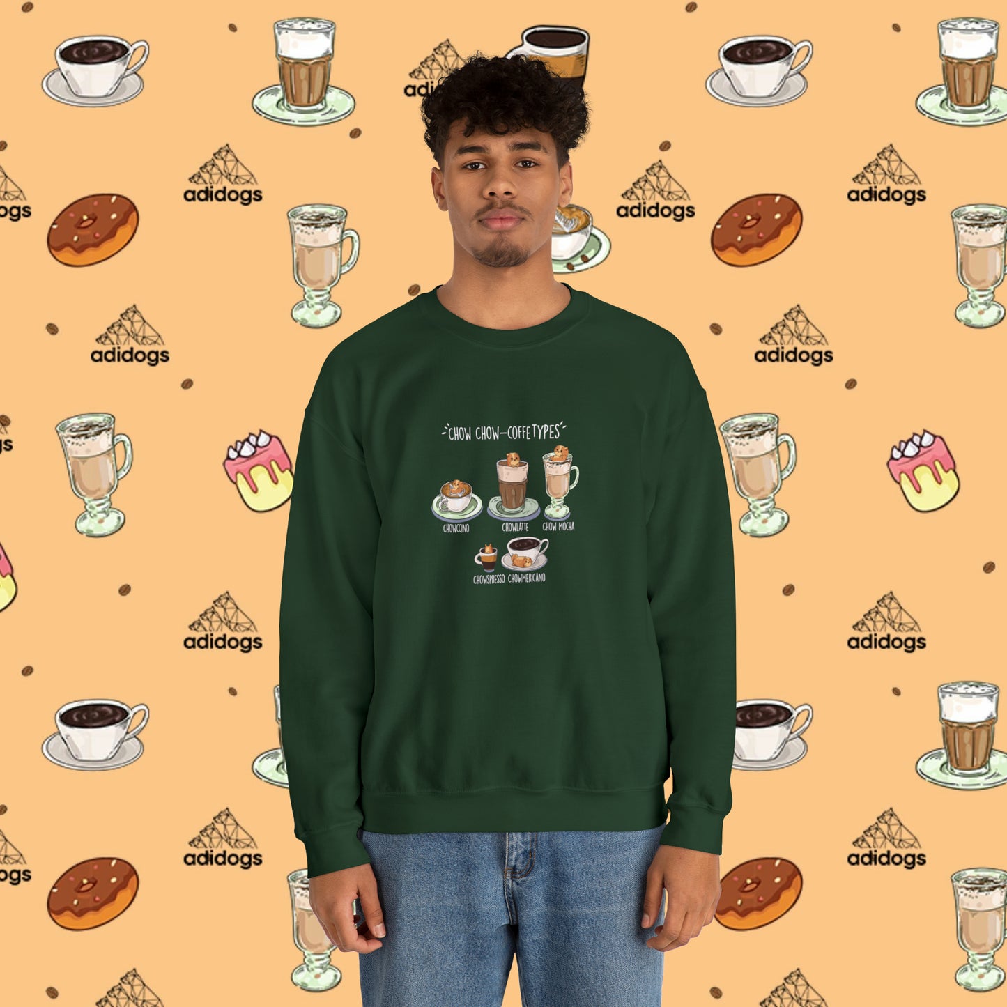 Chow Chow Lovers Coffee Sweatshirts