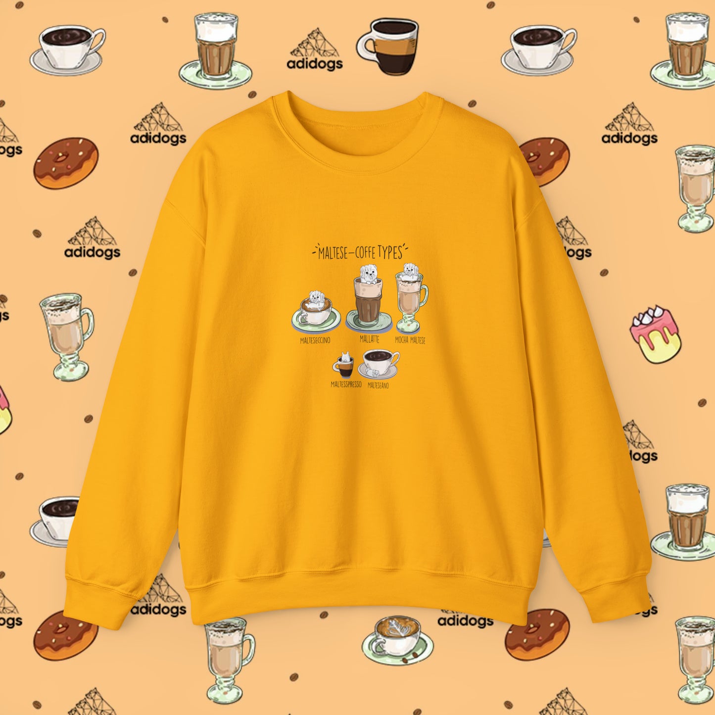 Maltese Lovers Coffee Sweatshirts