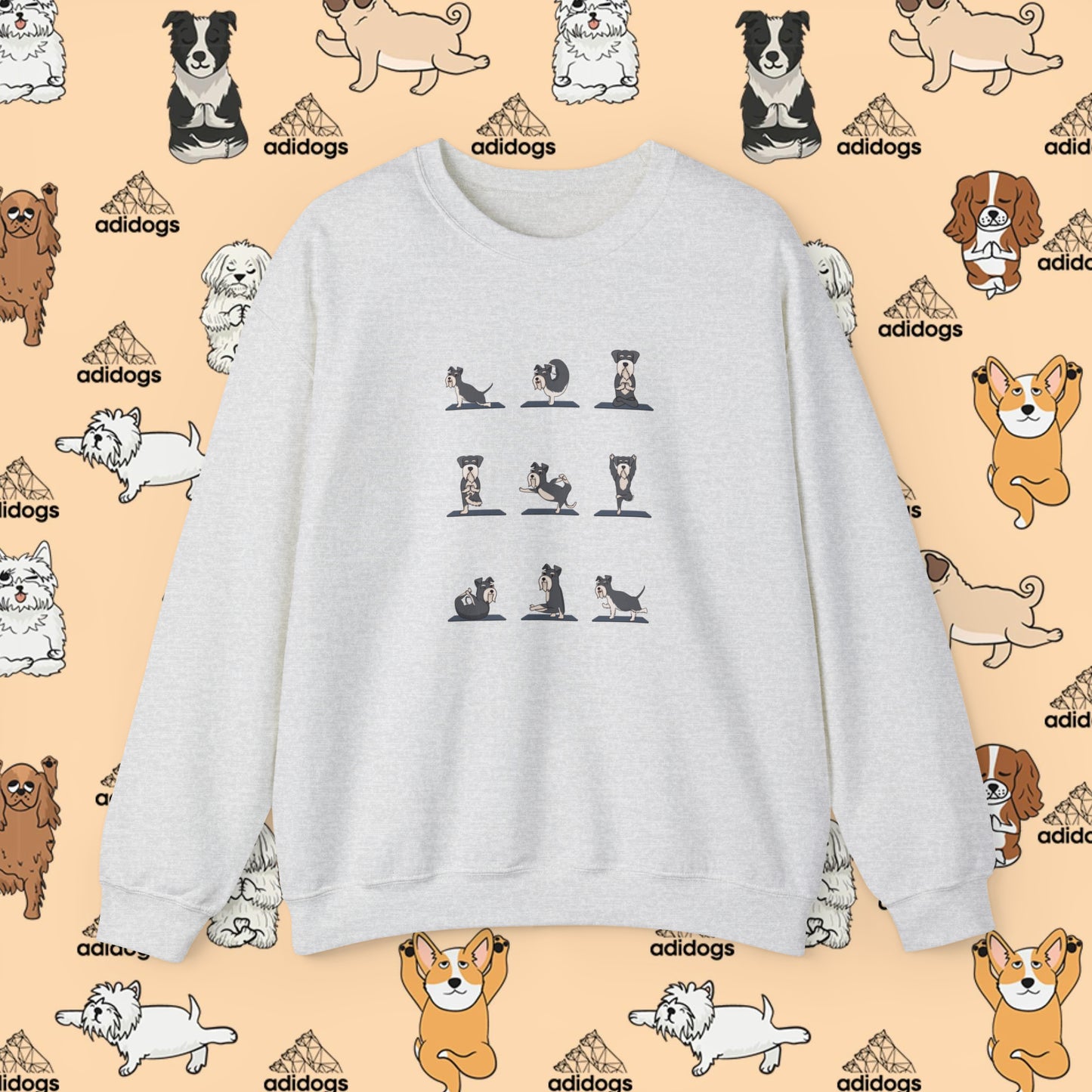 Schnauzer Yoga Sweatshirts