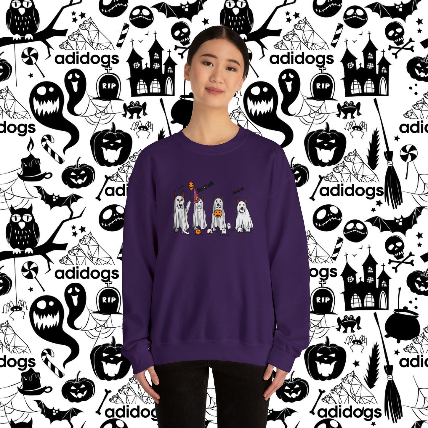 Doberman Boo Ghost Halloween Sweatshirts