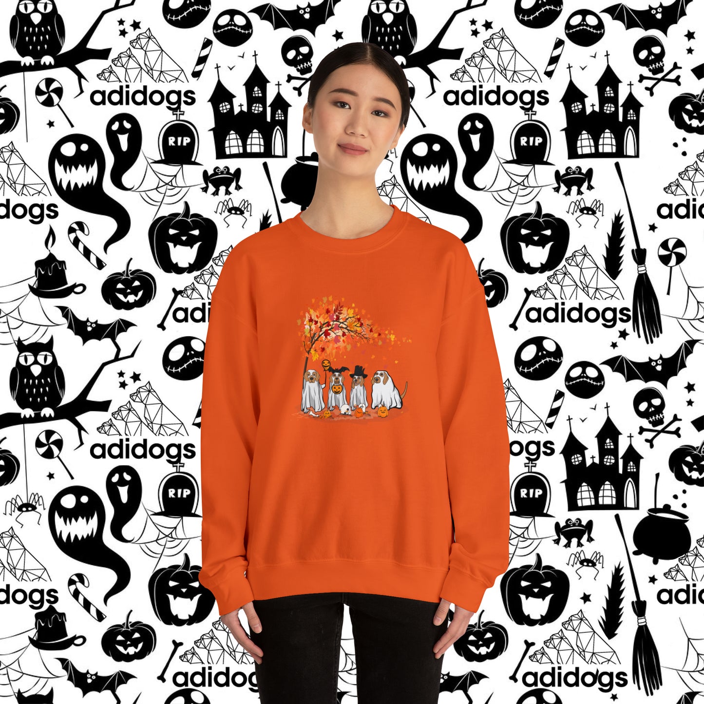 Vizsla Fall Vibes Halloween Sweatshirts