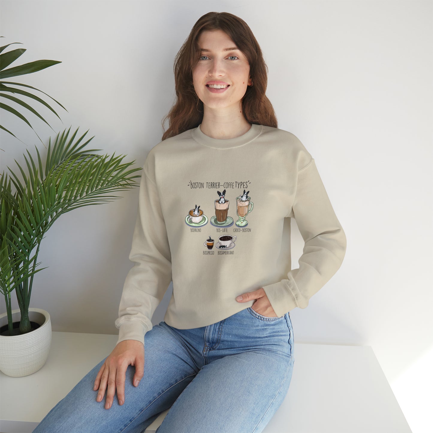 Boston Terrier Lovers Coffee Sweatshirts