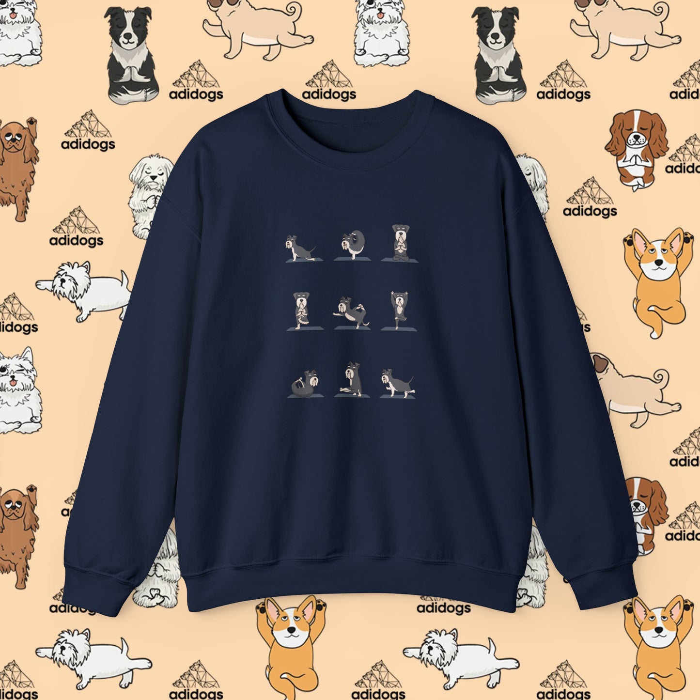 Schnauzer Yoga Sweatshirts