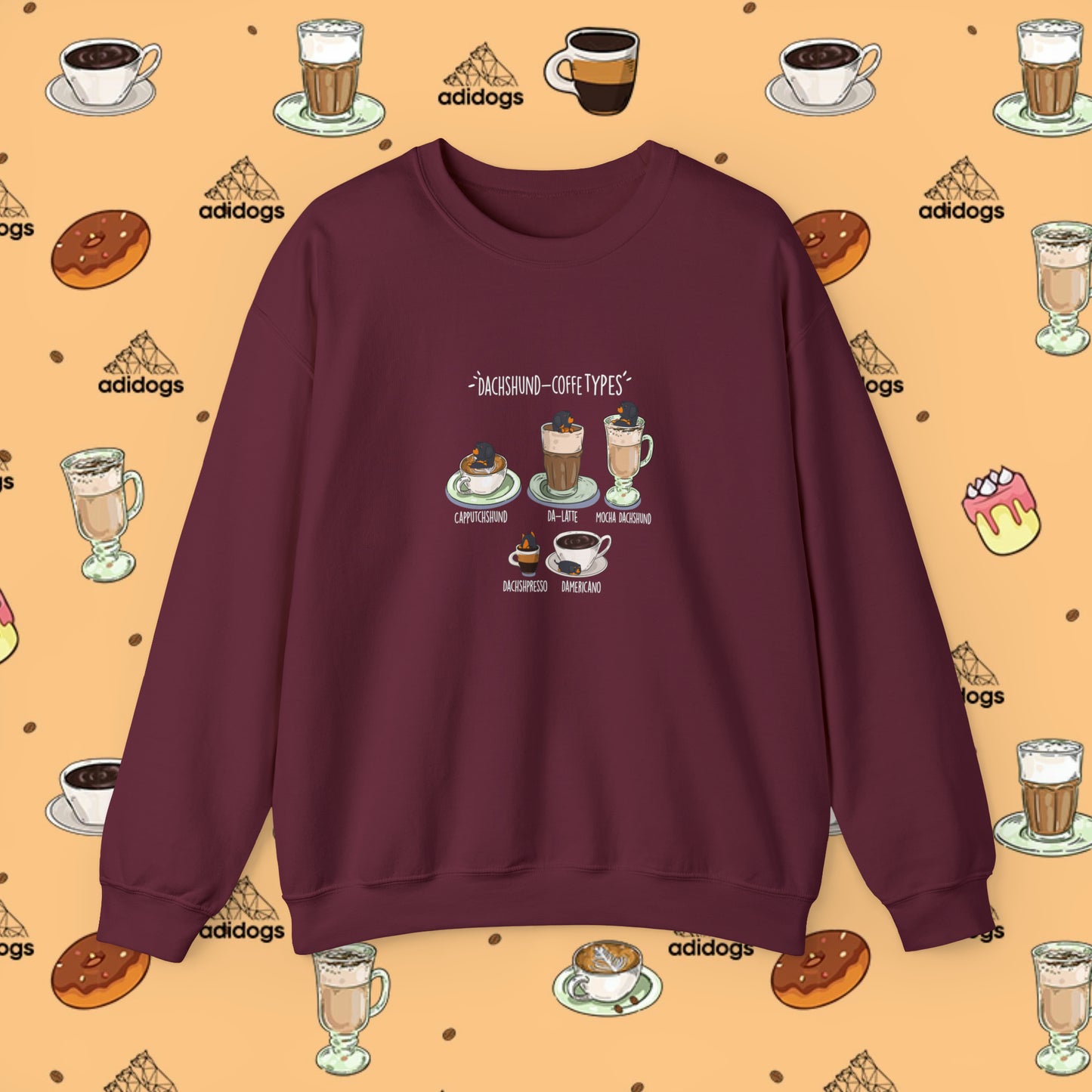 Dachshund Lovers Coffee Sweatshirts