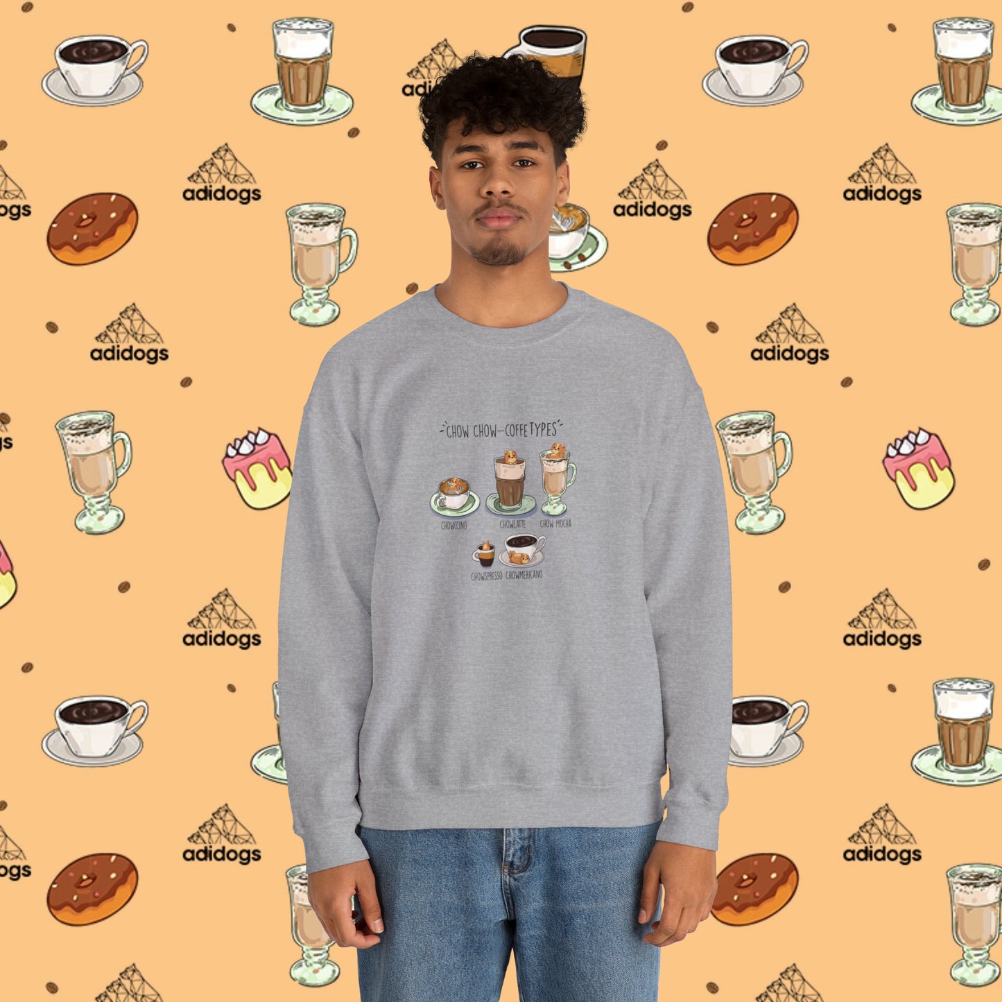 Chow Chow Lovers Coffee Sweatshirts