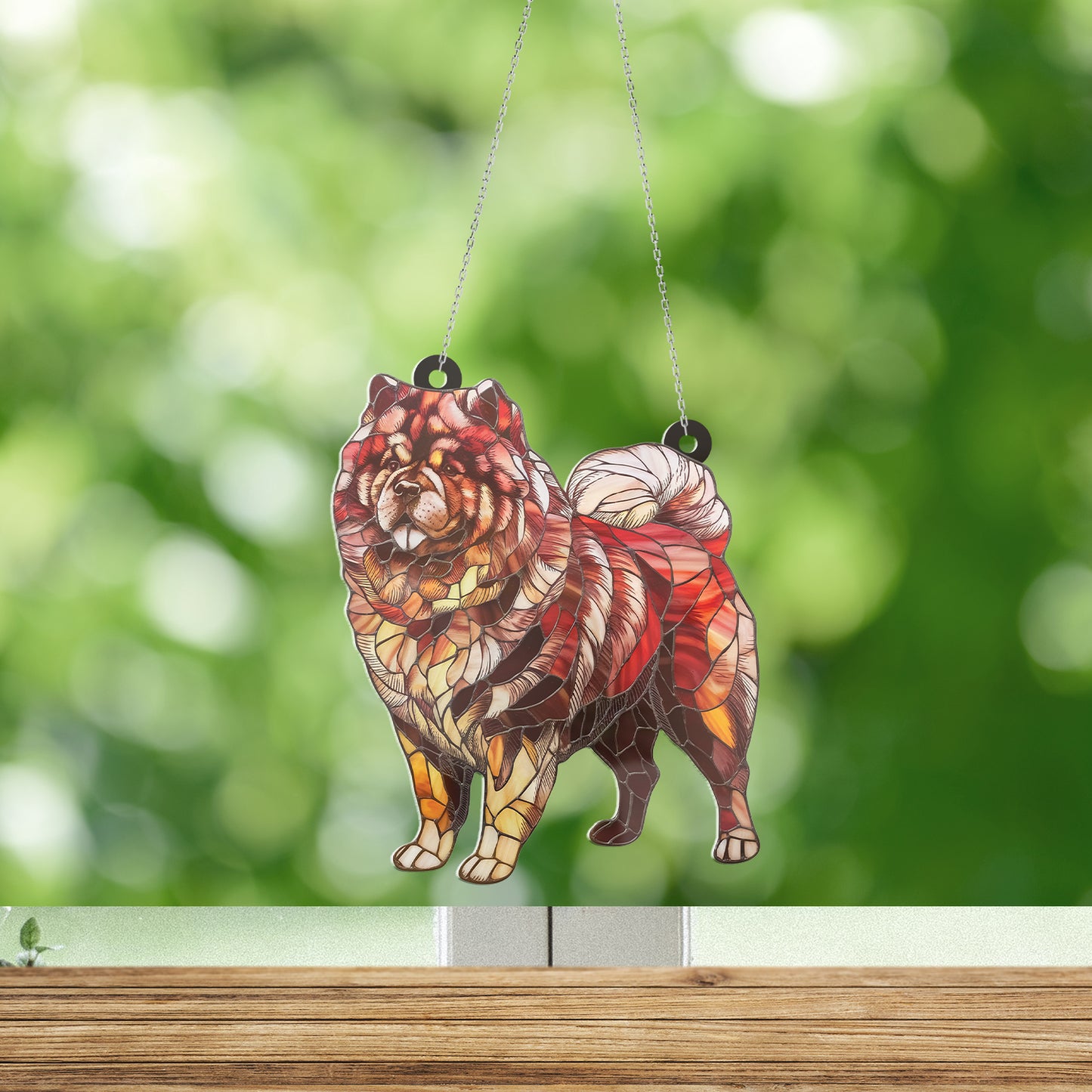 Chow Chow Acrylic Hanging Decor