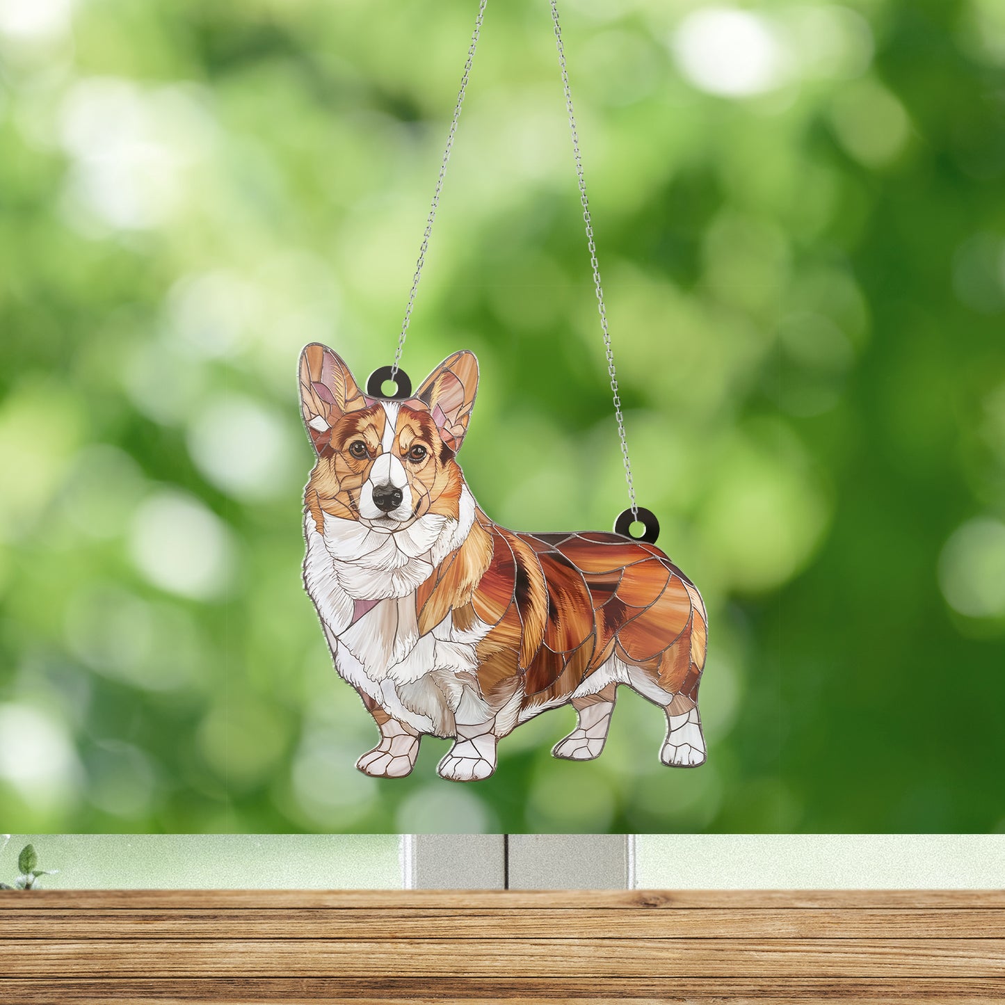 Corgi Acrylic Hanging Decor