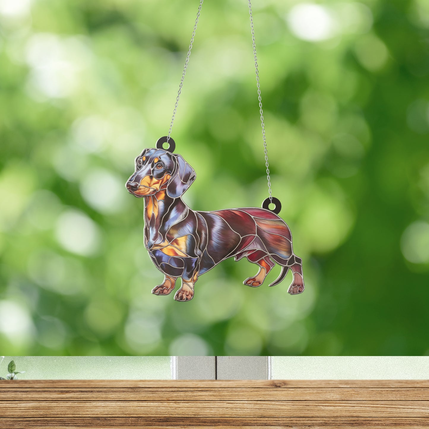 Dachshund Acrylic Hanging Decor