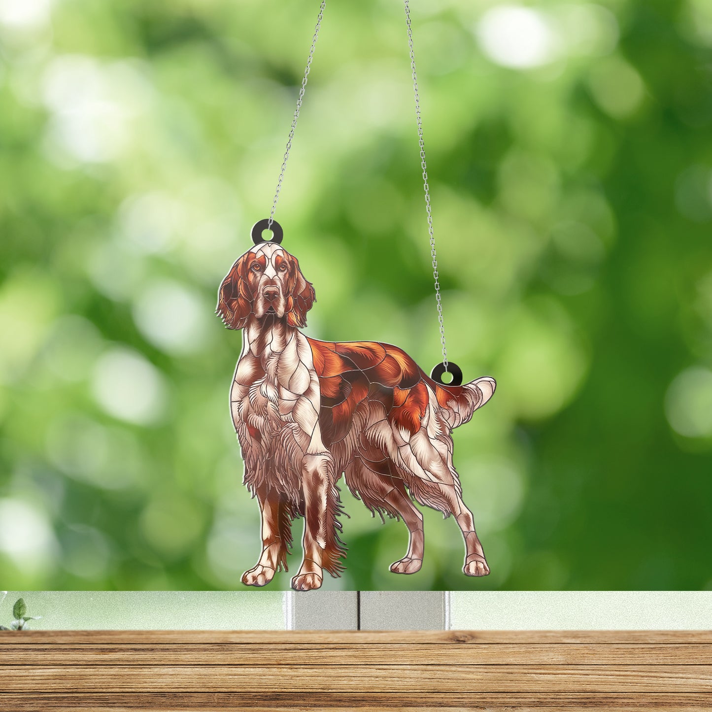 English Setter Acrylic Hanging Decor