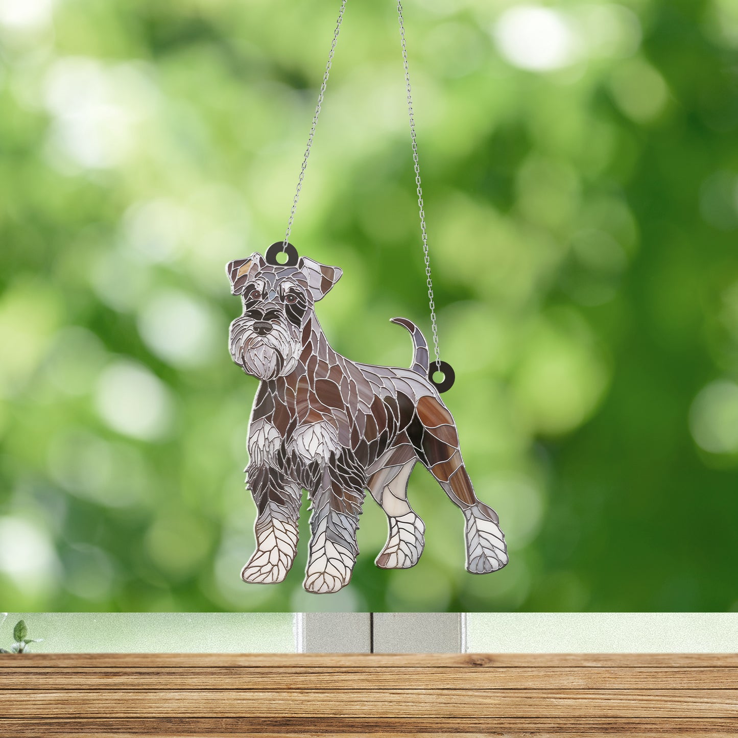 Schnauzer Acrylic Hanging Decor