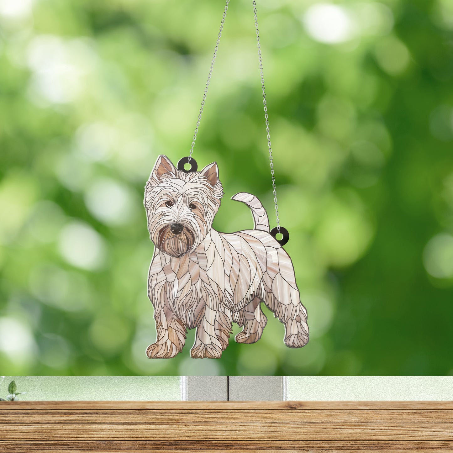 Westie Acrylic Hanging Decor