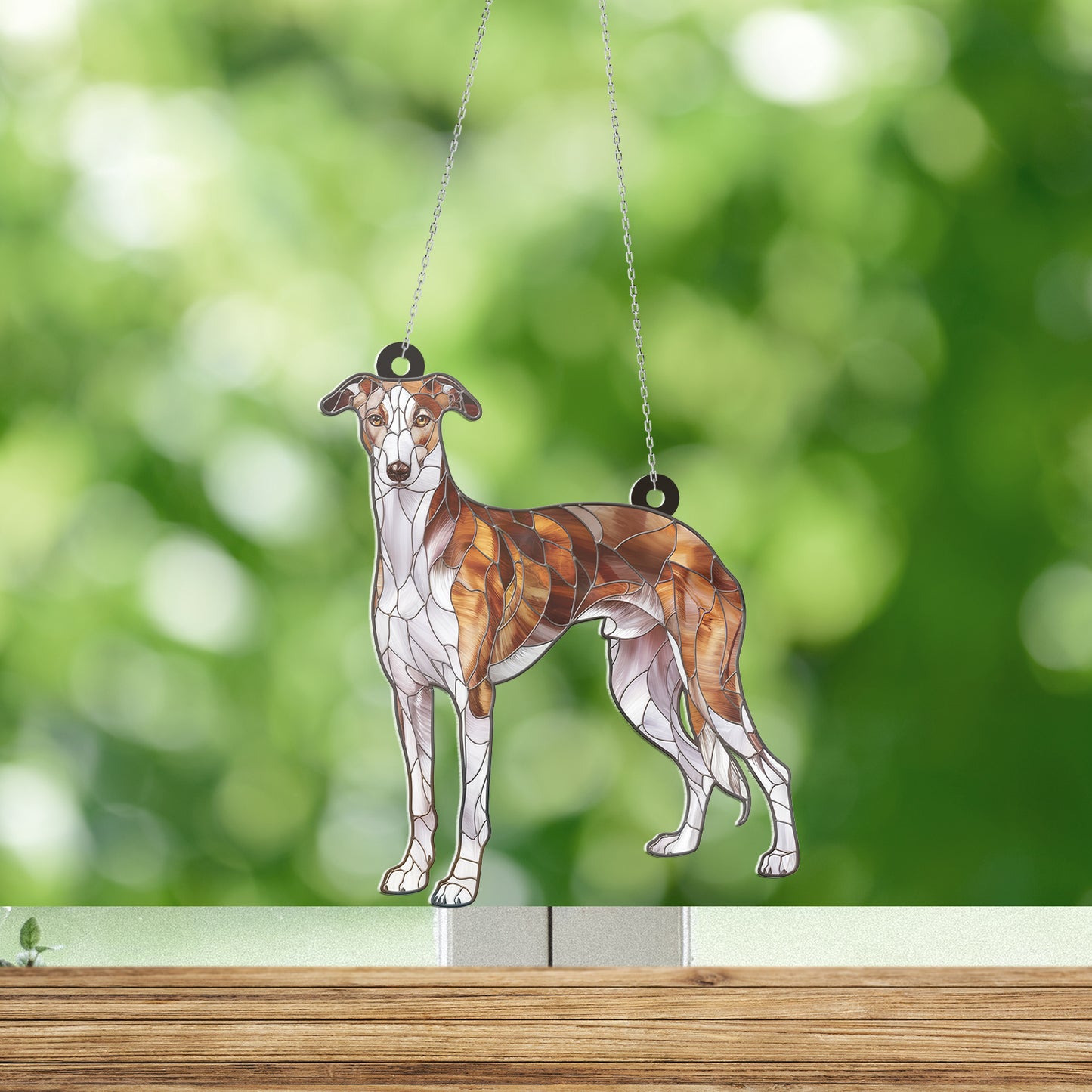 Whippet Acrylic Hanging Decor