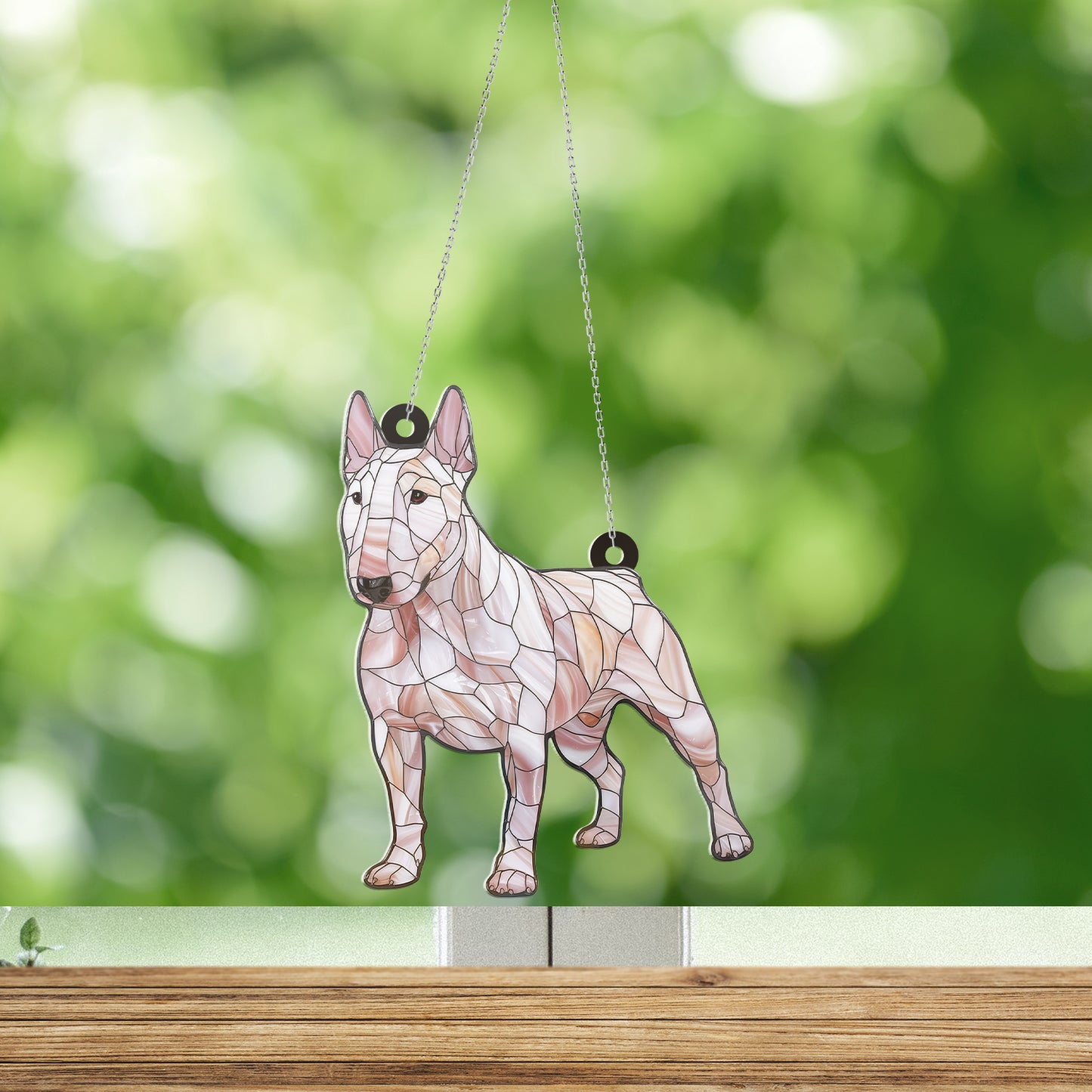 Bull Terrier Acrylic Hanging Decor