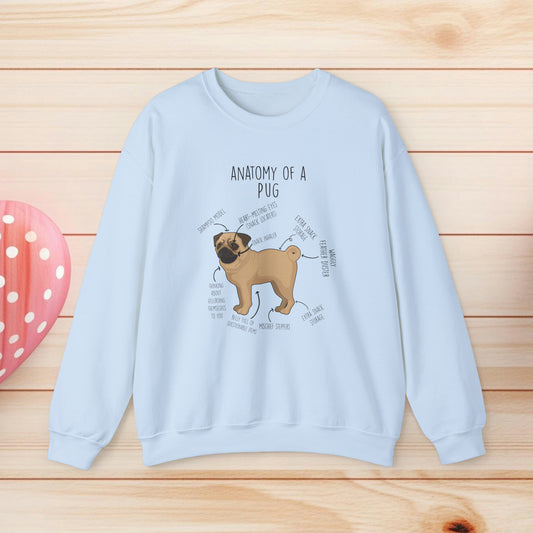 Anatomy Of A Pug Shirts & Gifts