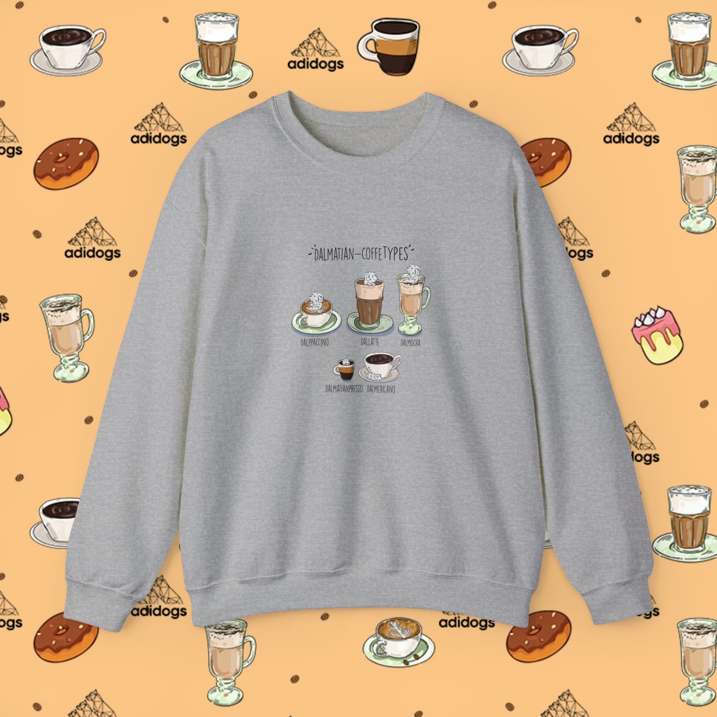 Dalmatian Lovers Coffee Sweatshirts