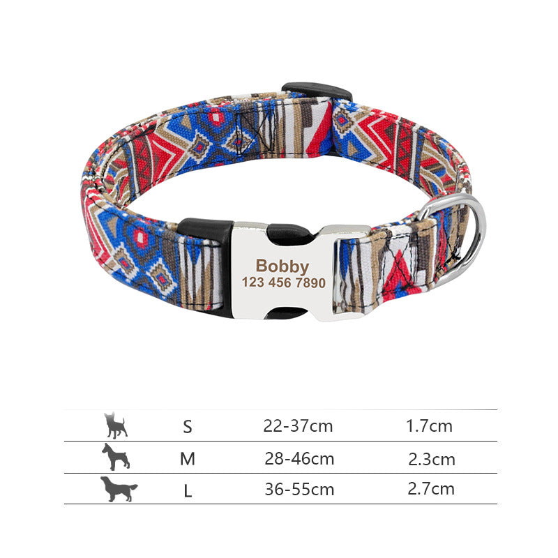 Personalized dog collar