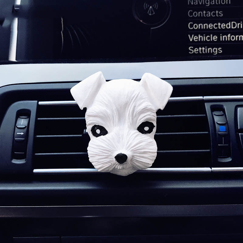 Car Decorative Schnauzer Face