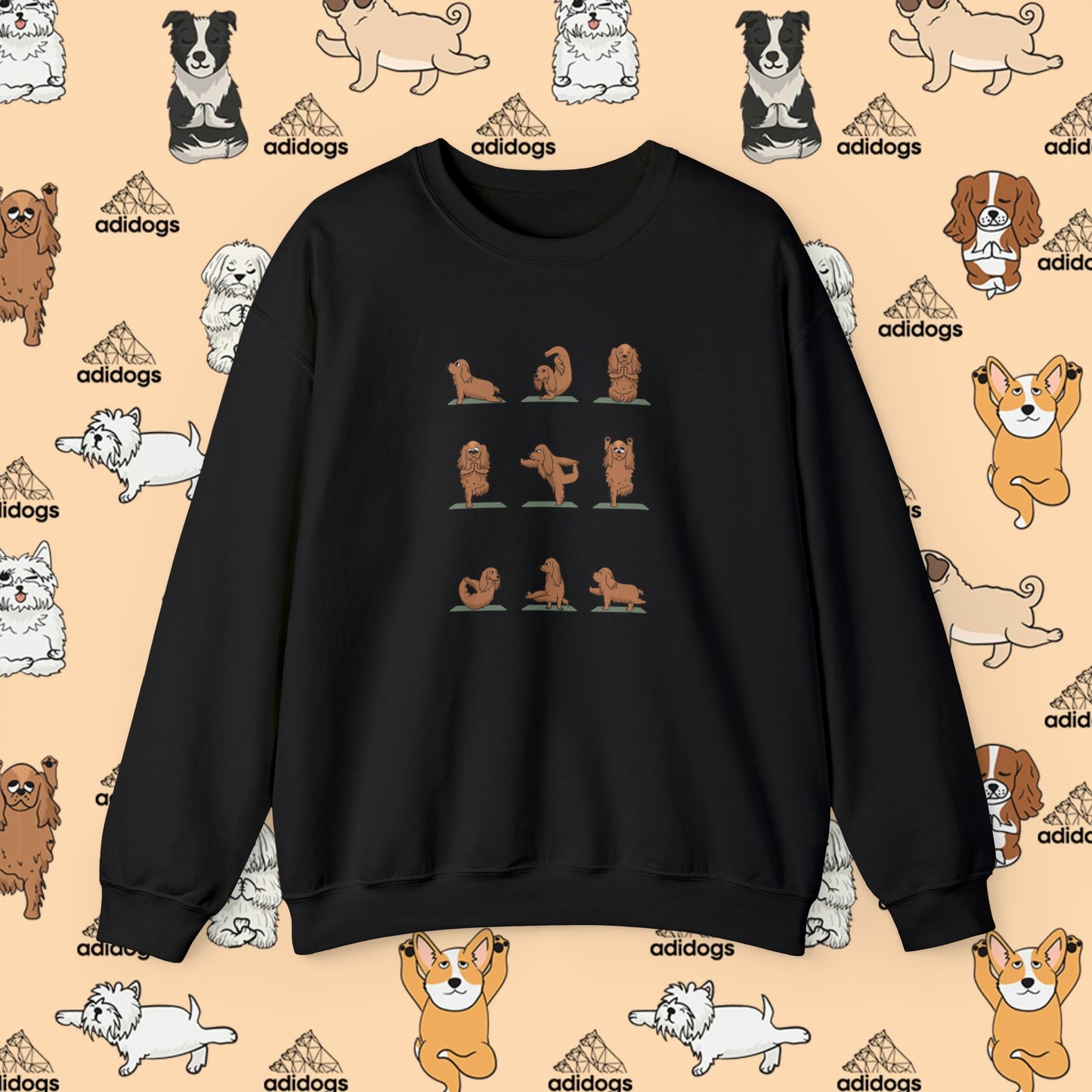 Cocker Spaniel Yoga Sweatshirts